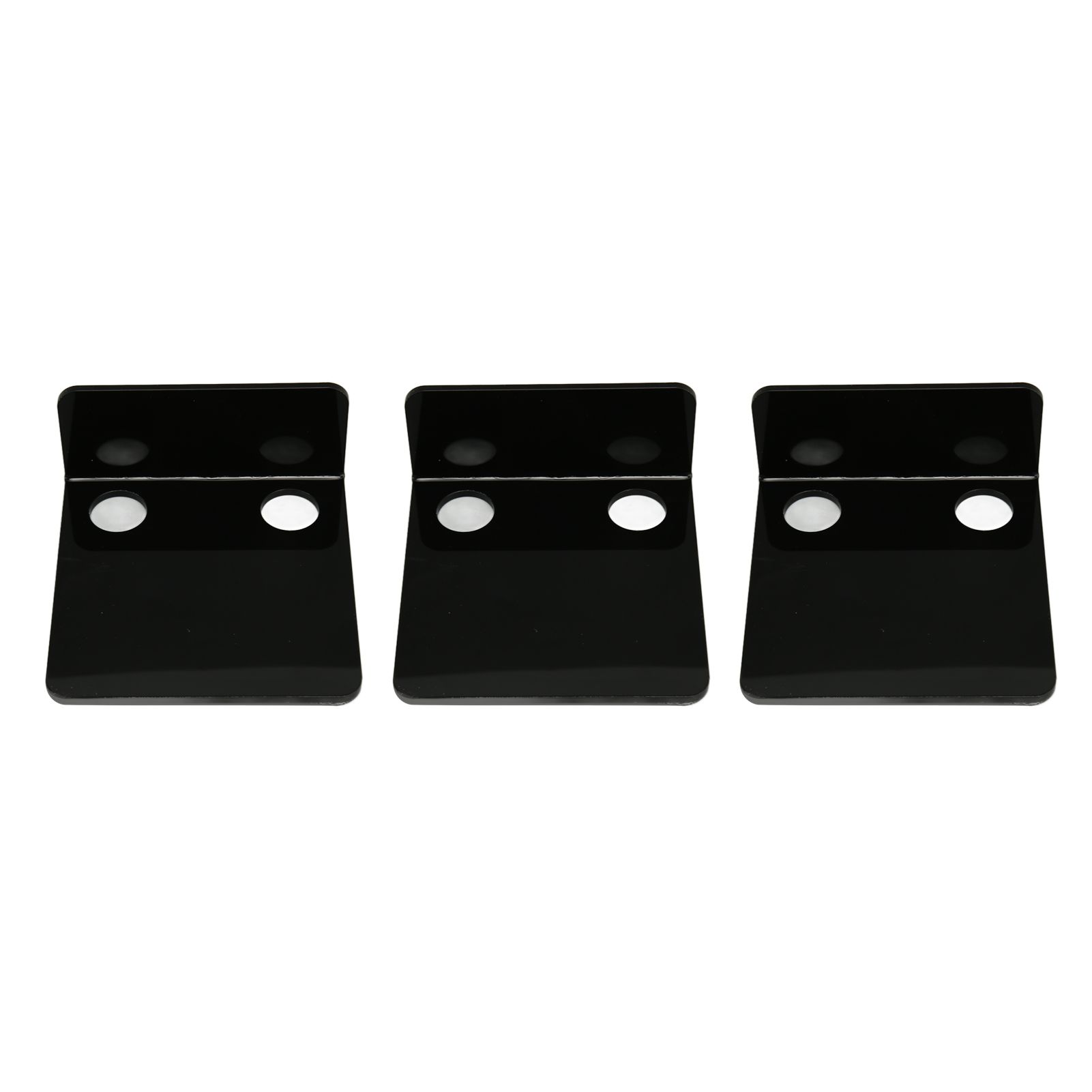 3 PCS Small Security Cameras Wall Shelf with 6 Cable Clips 10PCS Tapes Acrylic view 8