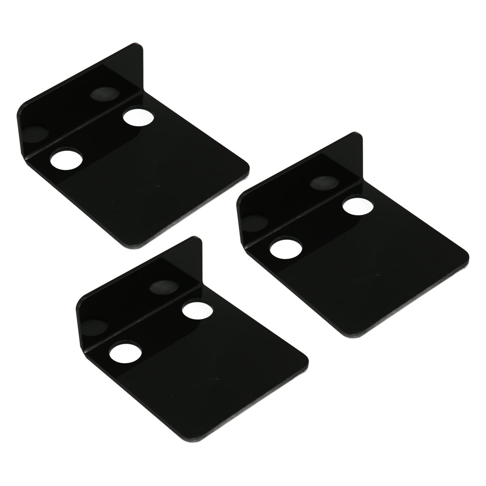 3 PCS Small Security Cameras Wall Shelf with 6 Cable Clips 10PCS Tapes Acrylic view 9