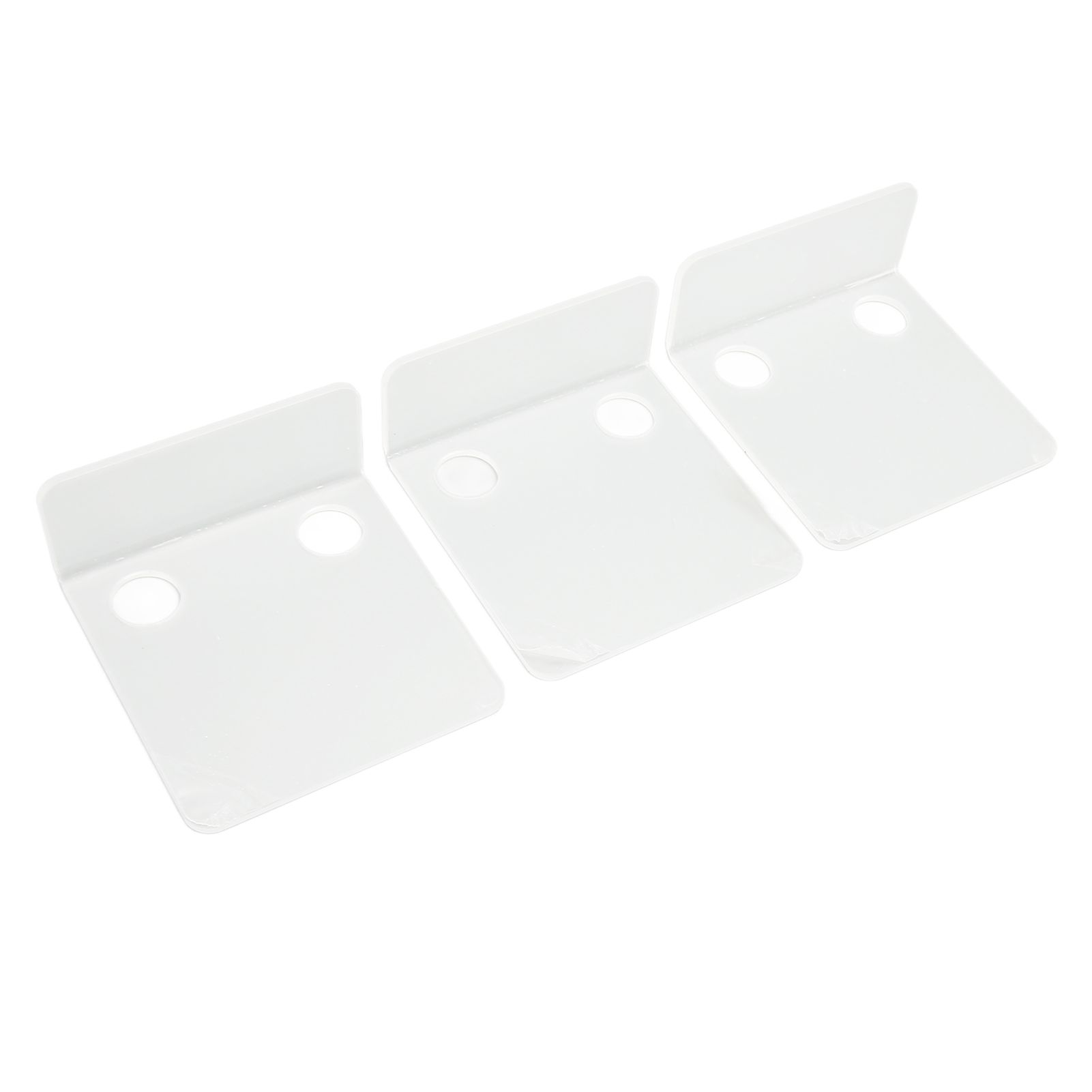 3 PCS Small Security Cameras Wall Shelf with 6 Cable Clips 10PCS Tapes Acrylic view 3