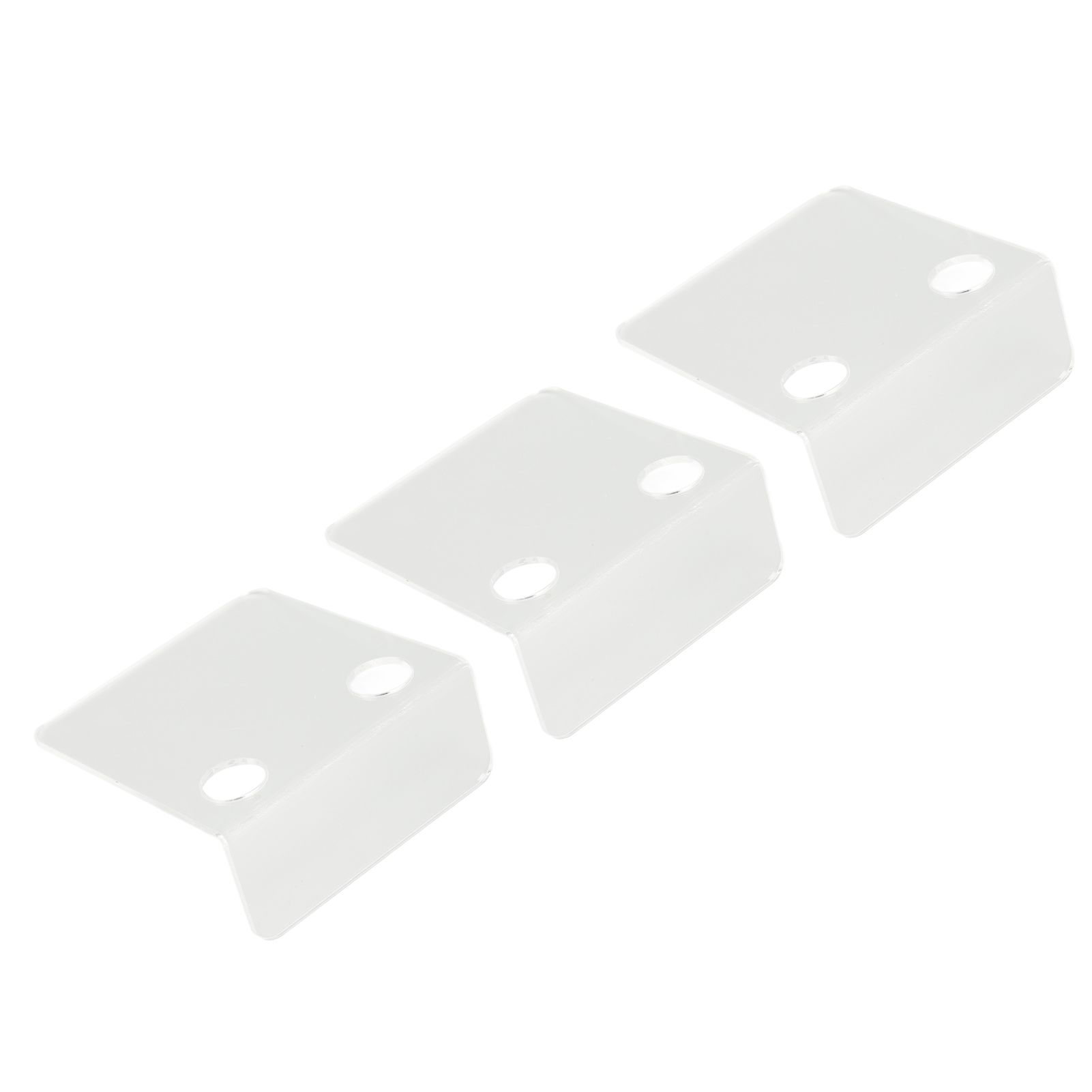 3 PCS Small Security Cameras Wall Shelf with 6 Cable Clips 10PCS Tapes Acrylic view 4