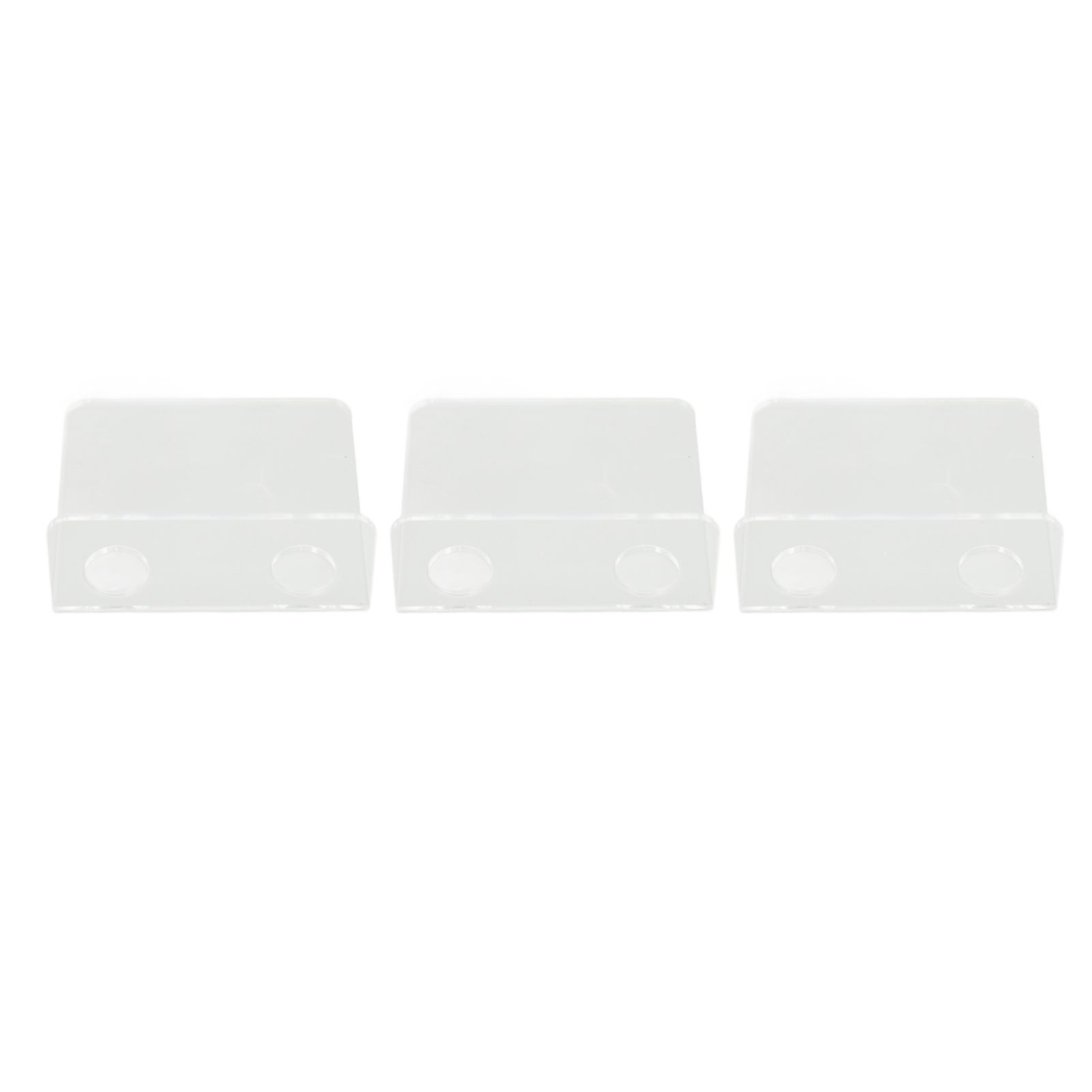 3 PCS Small Security Cameras Wall Shelf with 6 Cable Clips 10PCS Tapes Acrylic view 5