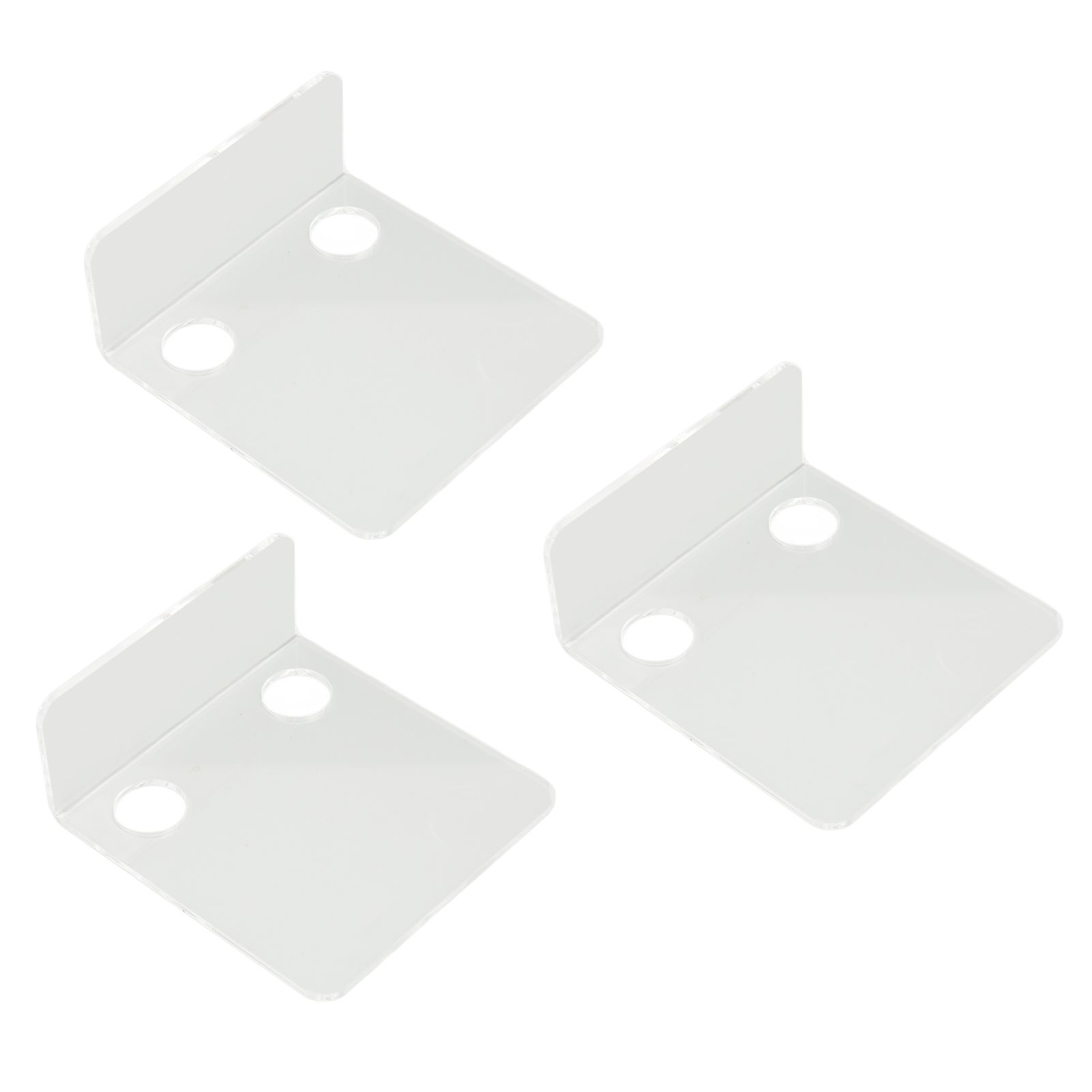 3 PCS Small Security Cameras Wall Shelf with 6 Cable Clips 10PCS Tapes Acrylic view 8