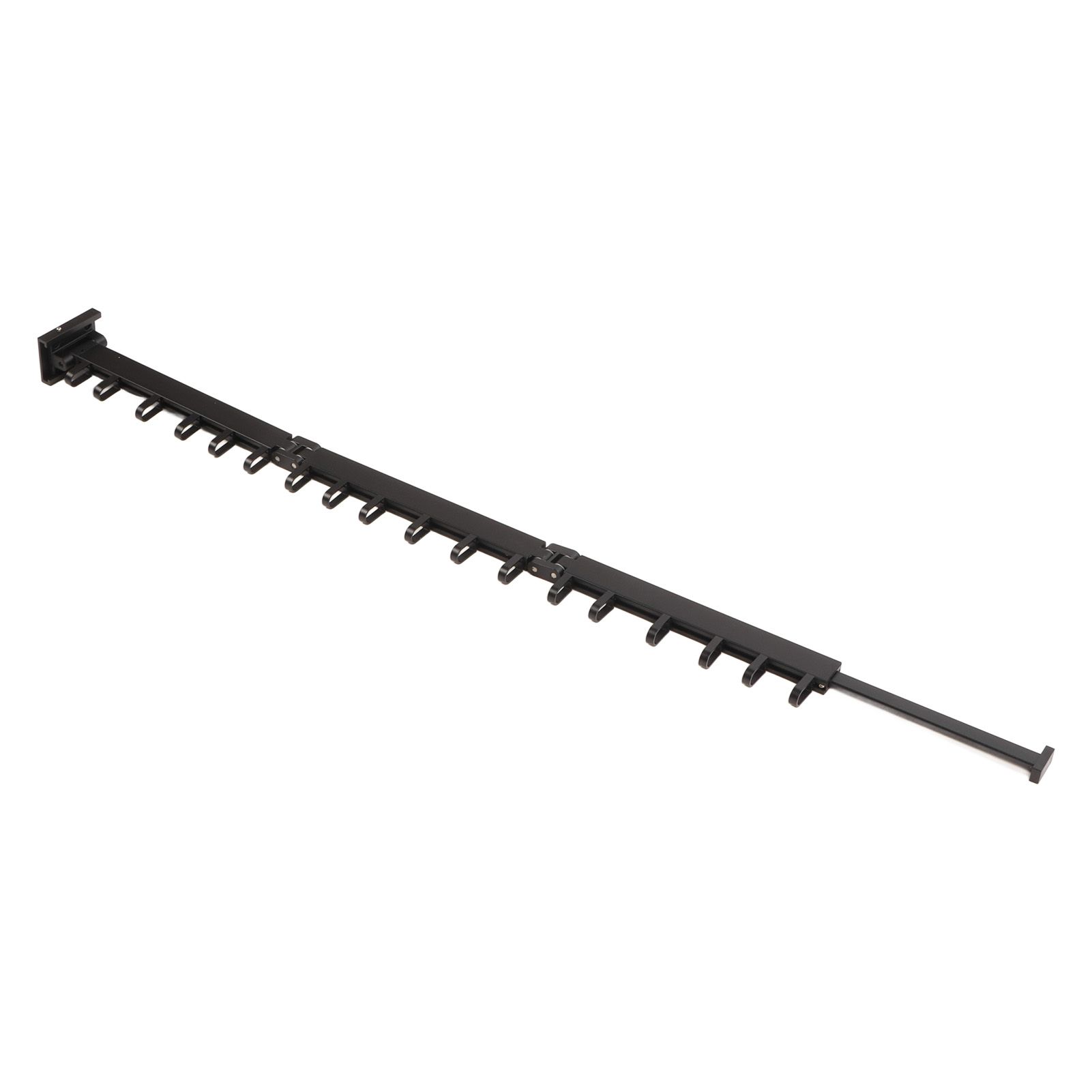 Clothes Hanger Rack Wall Mounted Hole Free Retractable Aluminum Laundry Drying view 6