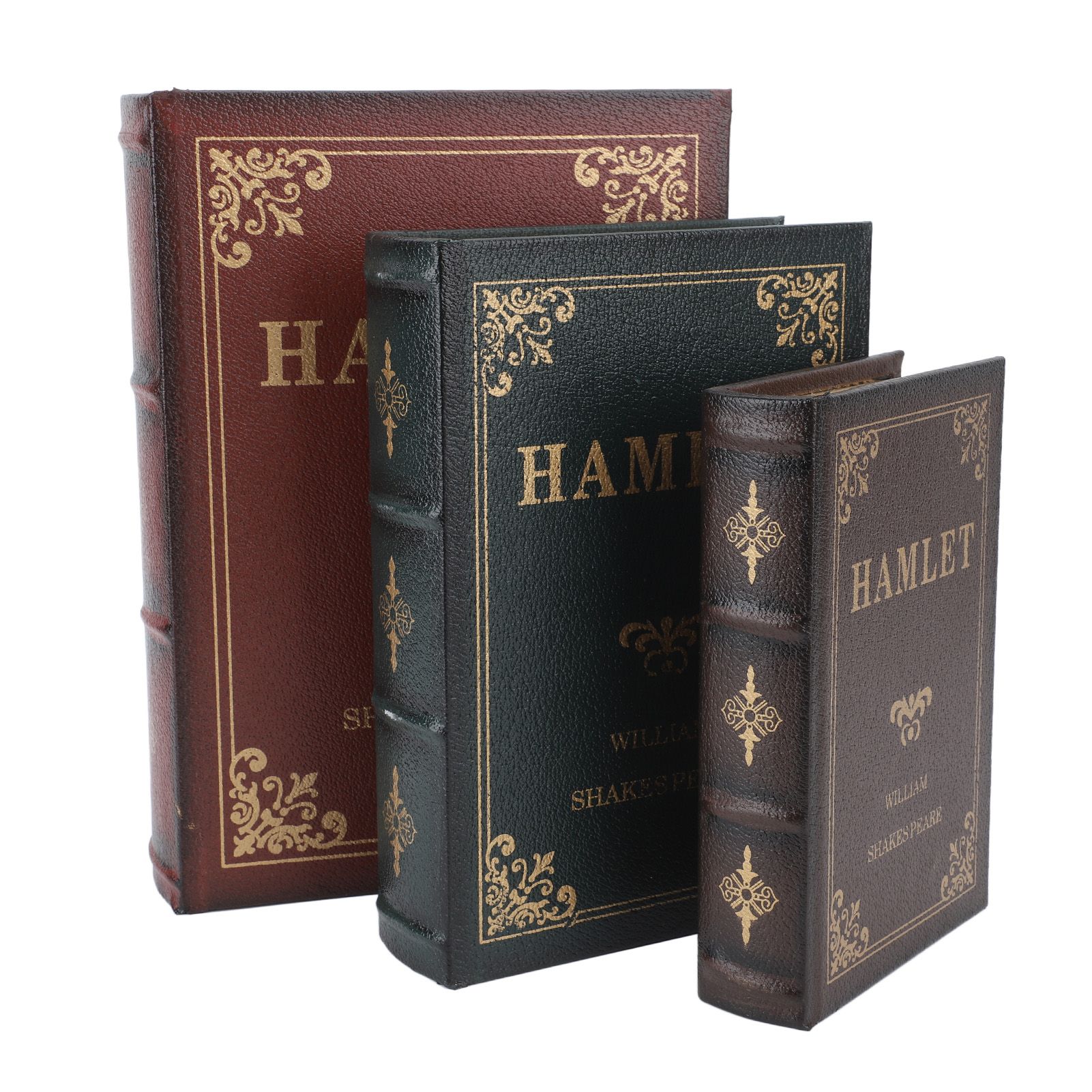 Decorative Vintage Book Shaped Trinket Storage Box Decorative Book Boxes for view 3