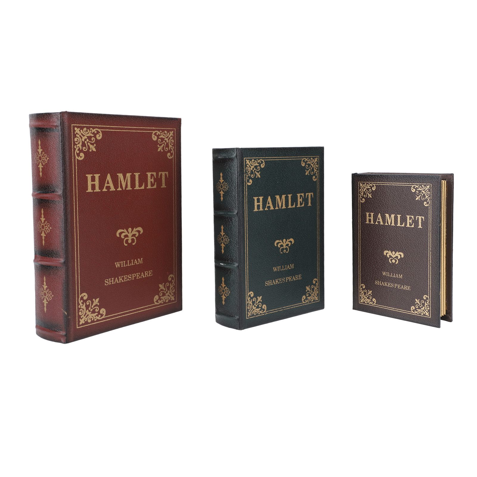 Decorative Vintage Book Shaped Trinket Storage Box Decorative Book Boxes for view 9