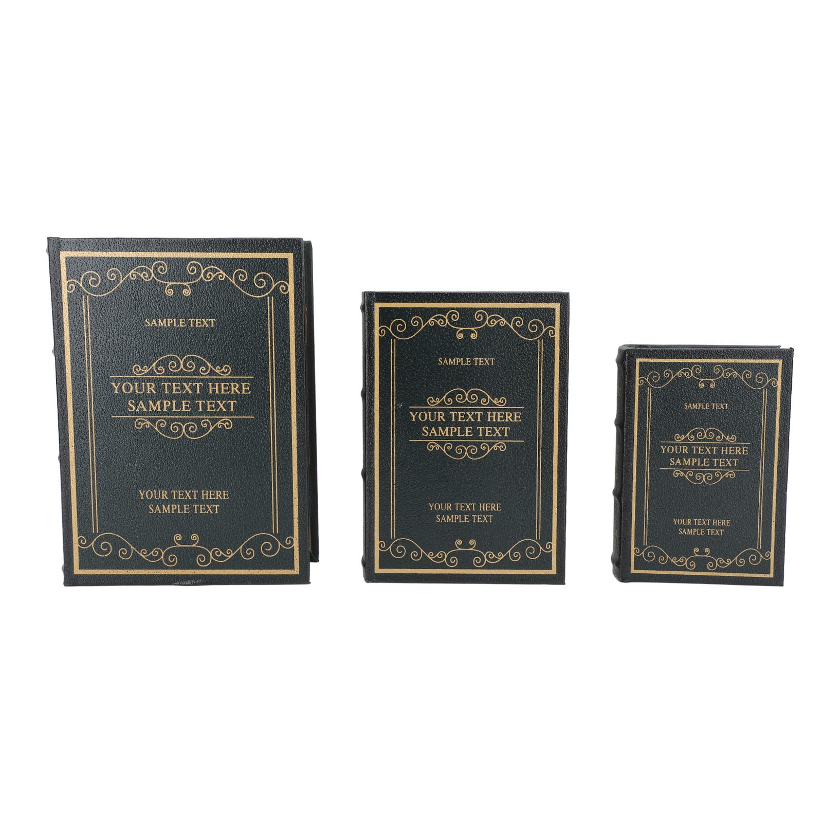 Decorative Vintage Book Shaped Trinket Storage Box Decorative Book Boxes for view 2