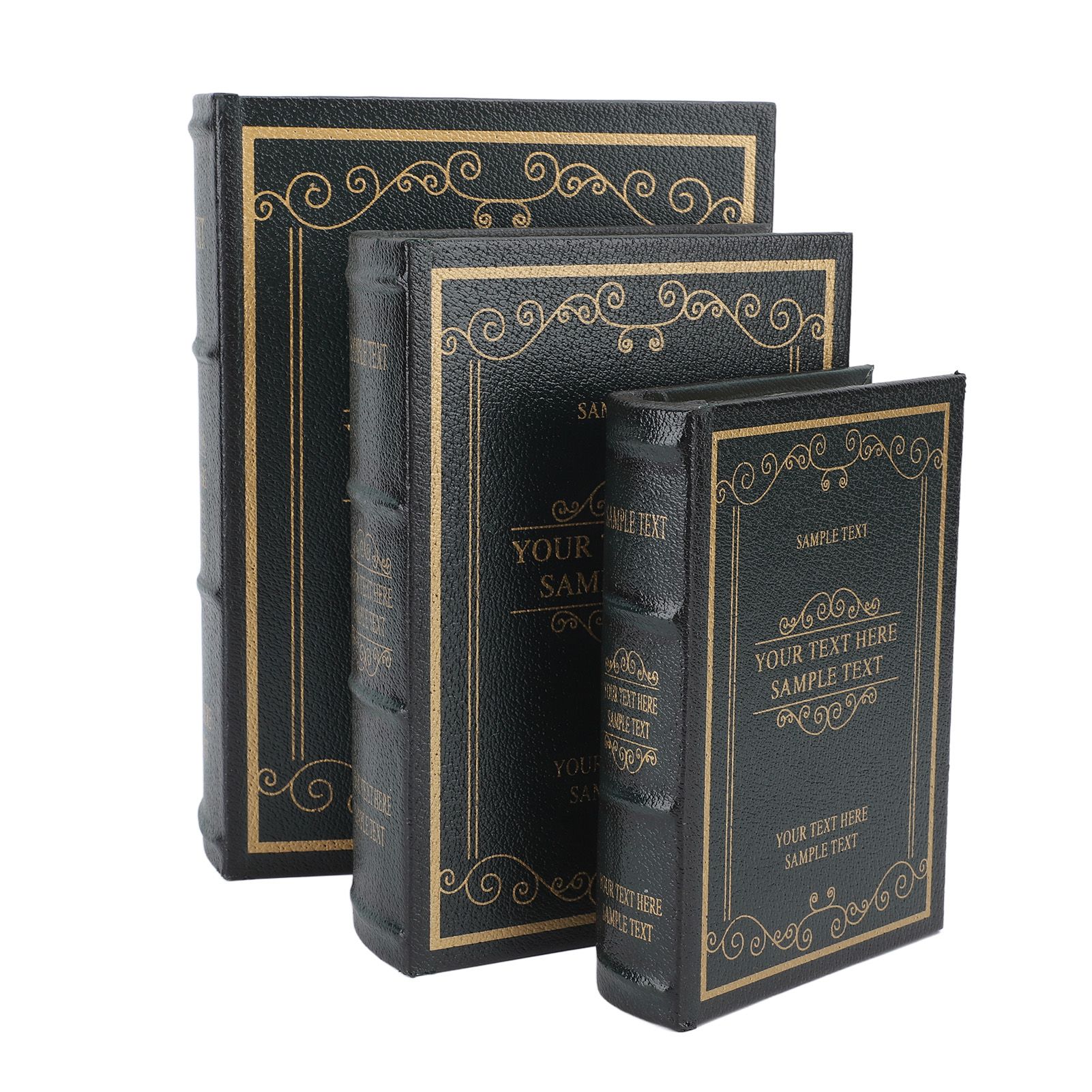 Decorative Vintage Book Shaped Trinket Storage Box Decorative Book Boxes for view 4