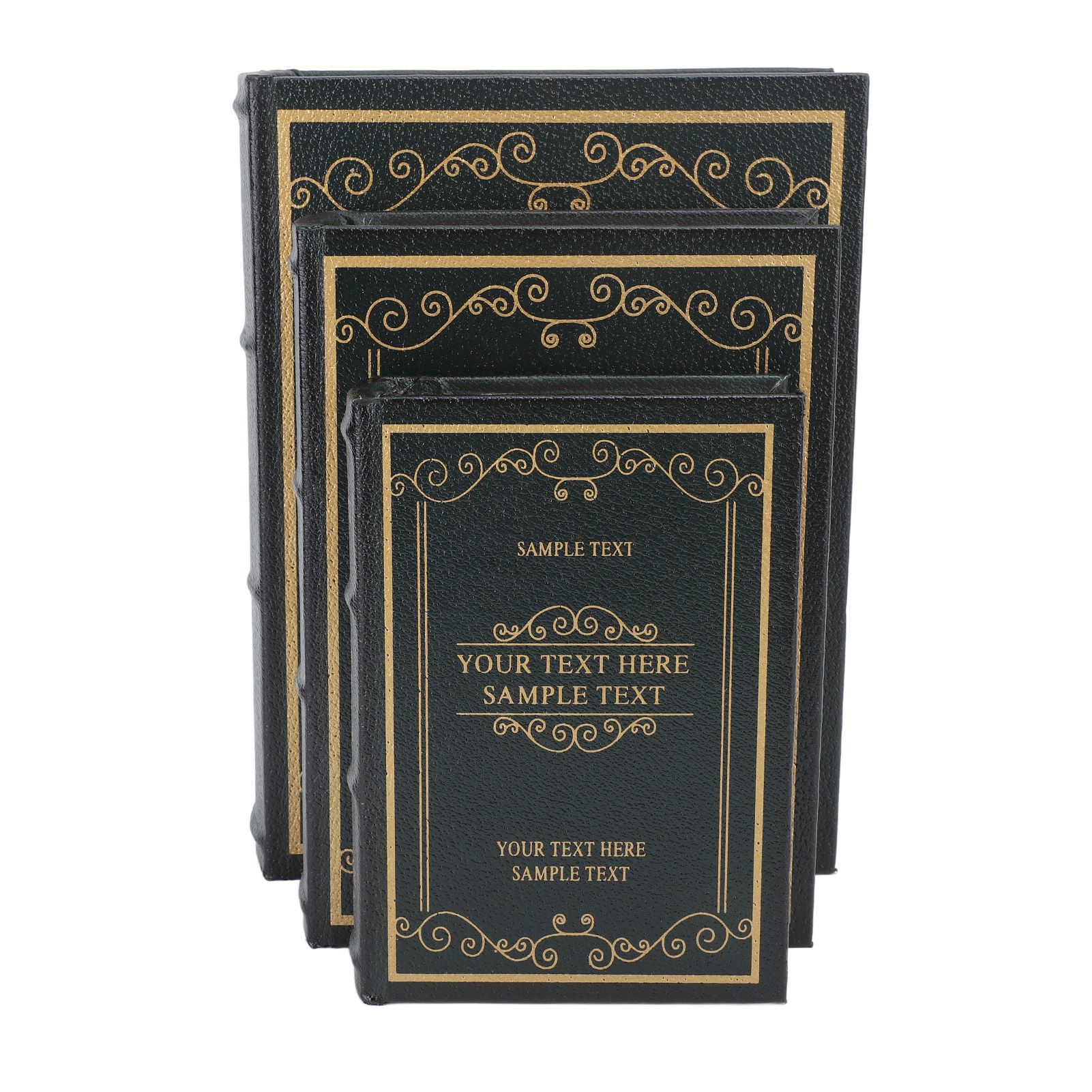 Decorative Vintage Book Shaped Trinket Storage Box Decorative Book Boxes for view 5