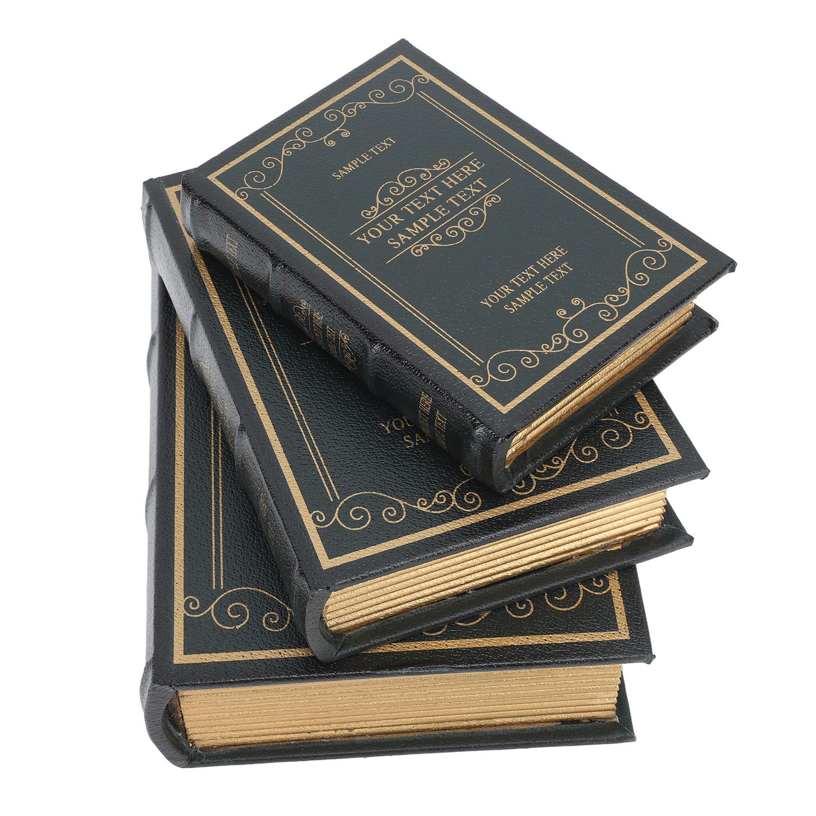 Decorative Vintage Book Shaped Trinket Storage Box Decorative Book Boxes for view 7