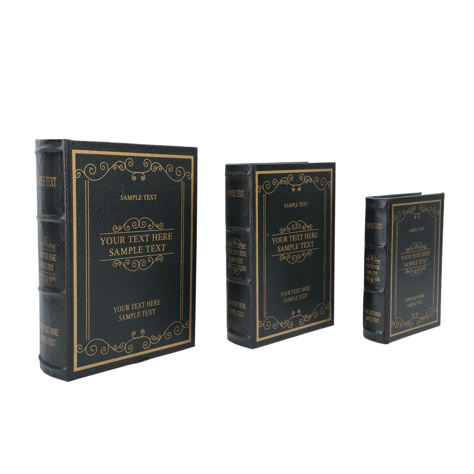 Decorative Vintage Book Shaped Trinket Storage Box Decorative Book Boxes for view 10