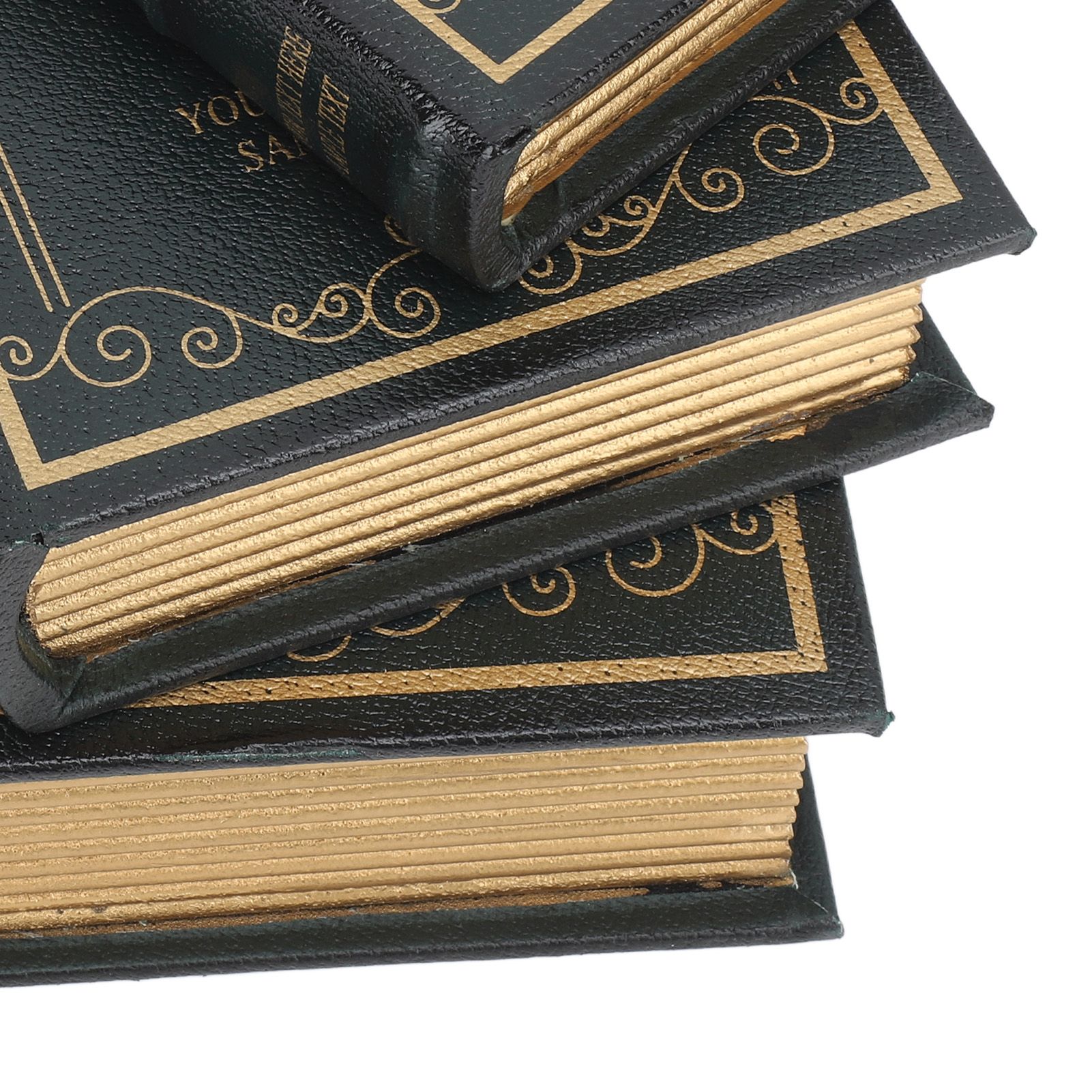 Decorative Vintage Book Shaped Trinket Storage Box Decorative Book Boxes for view 14