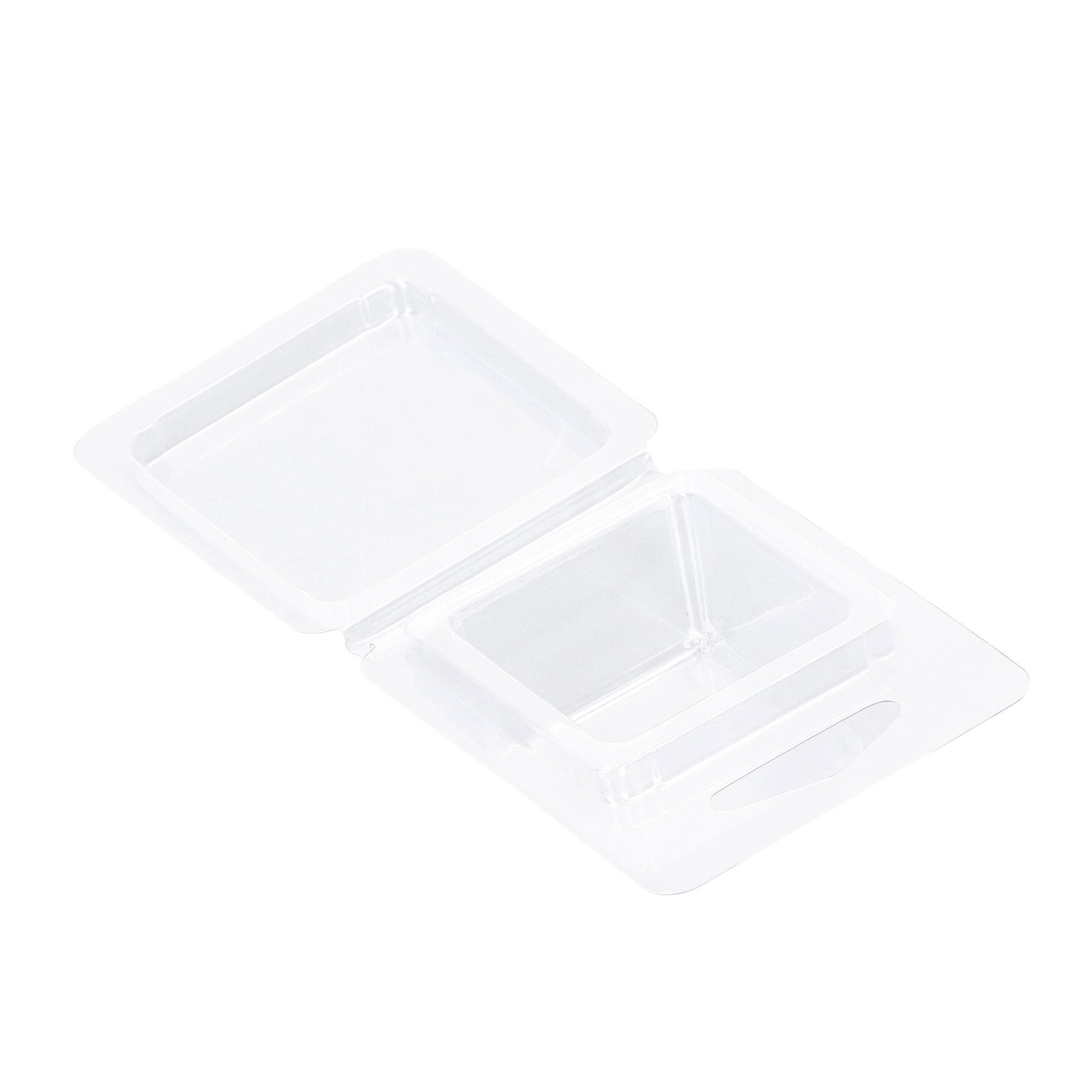 100PCS Wax Melt Molds Calmshell PET Separate Transparent Hanging Hole Empty view 7