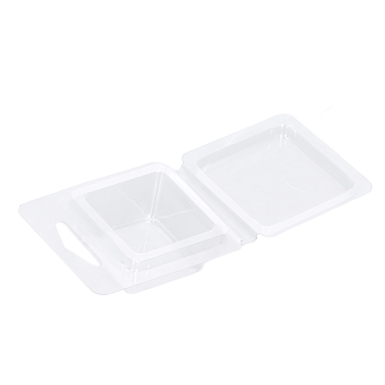 100PCS Wax Melt Molds Calmshell PET Separate Transparent Hanging Hole Empty view 10