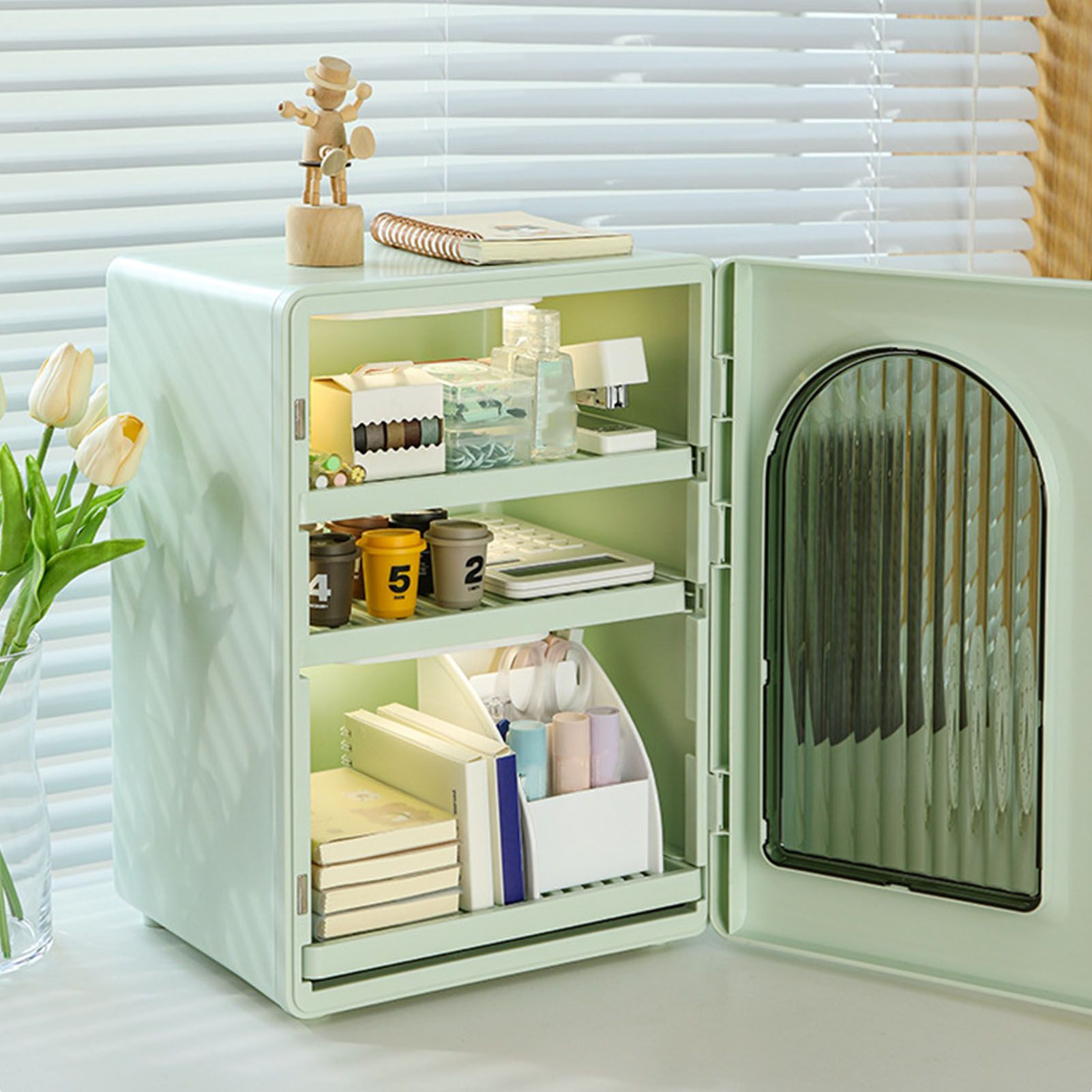 Water Cup Cabinet Multi Layer Multifunctional Dust Proof Minimalist Design Cup view 10