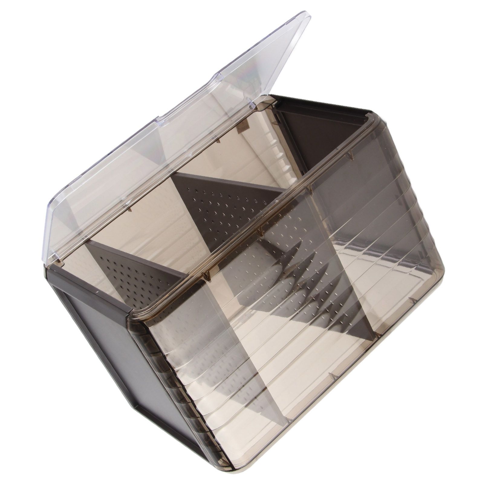 Cup Storage Rack Dustproof Stackable Plastic Clear Cup Organizer Box for view 12