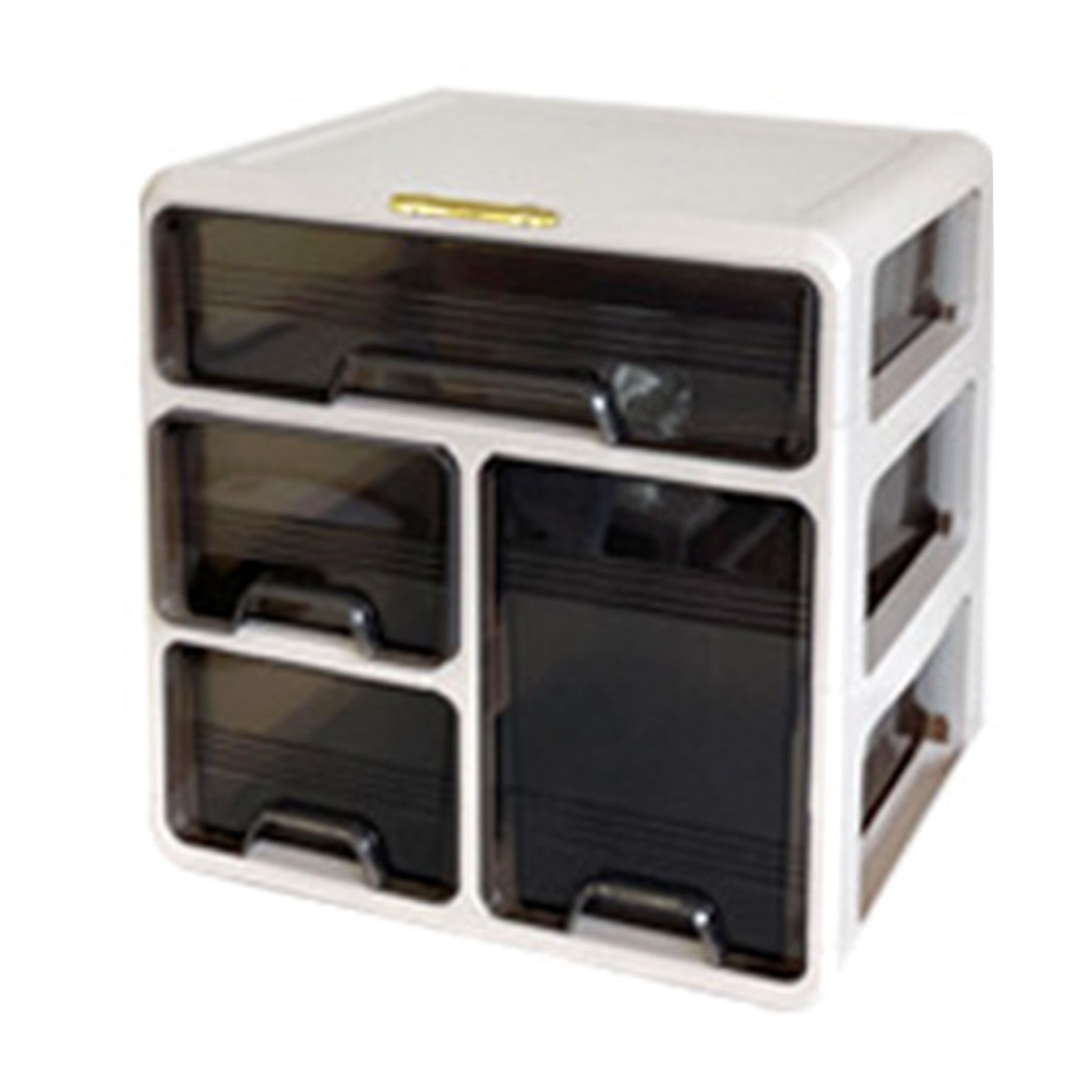 Desk Organizer with Drawer Plastic Desk Storage Box Desktop Organization for view 2