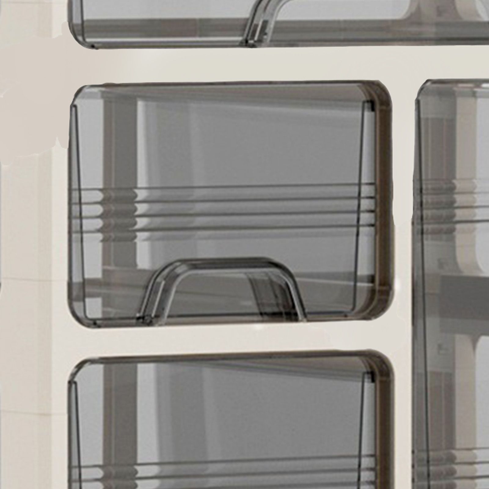 Desk Organizer with Drawer Plastic Desk Storage Box Desktop Organization for view 10