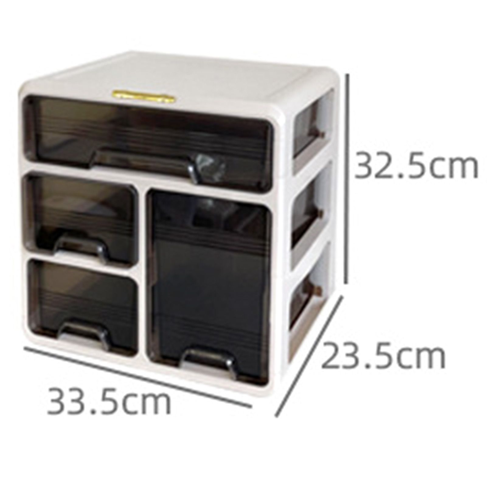 Desk Organizer with Drawer Plastic Desk Storage Box Desktop Organization for view 12