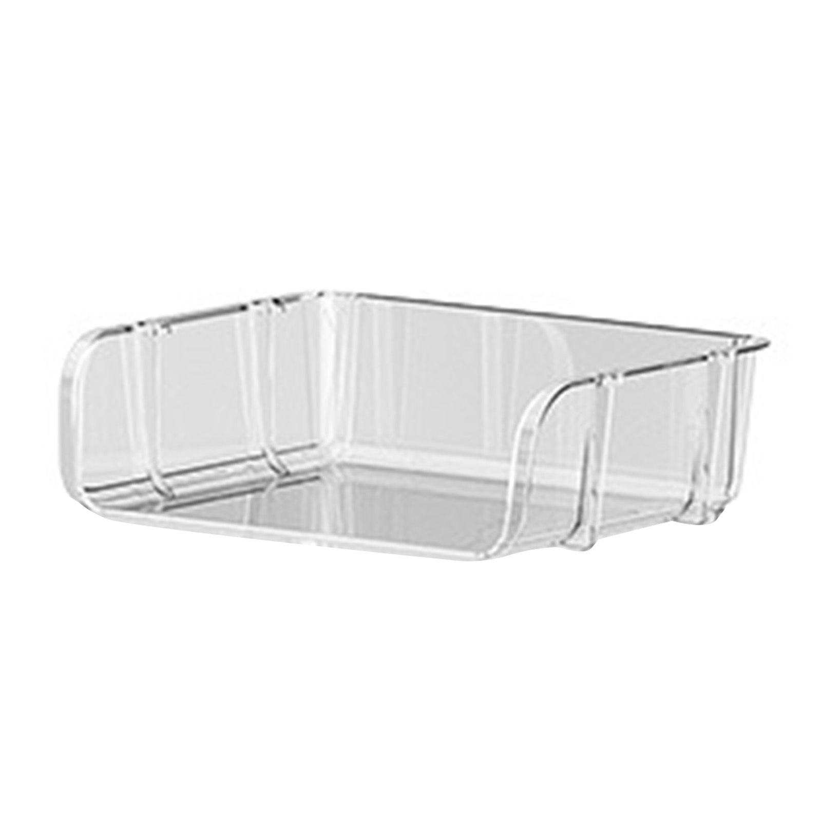 Transparent Desktop Stationery Organizer Stackable Stationery Files Storage view 3