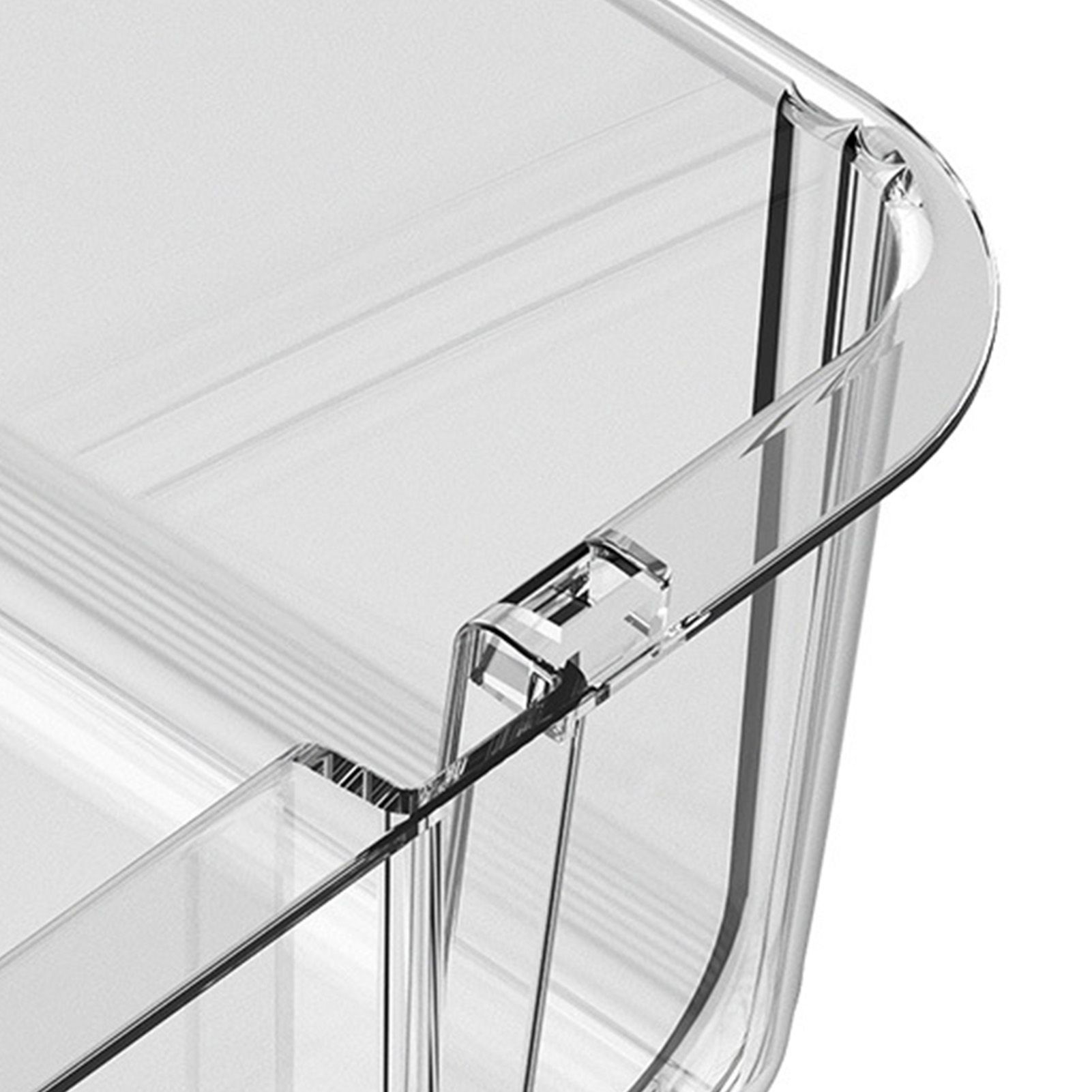 Transparent Desktop Stationery Organizer Stackable Stationery Files Storage view 7