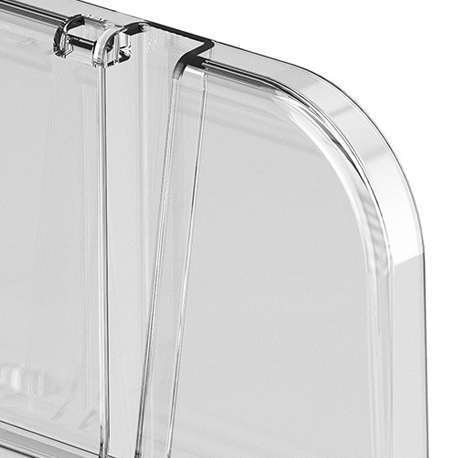 Transparent Desktop Stationery Organizer Stackable Stationery Files Storage view 8
