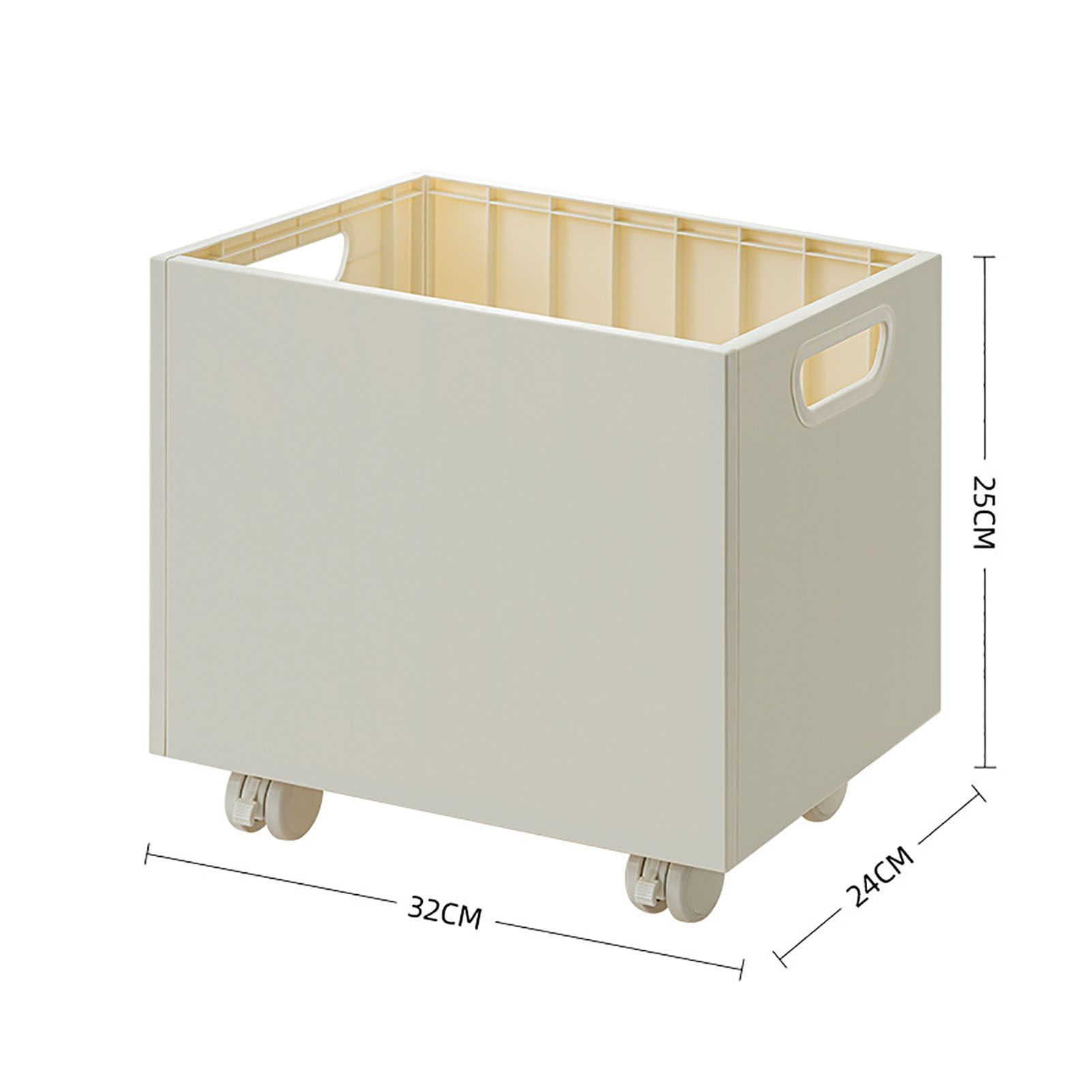 Book Storage Box with Dual Side Handles Stackable 50kg Load Bearing view 10