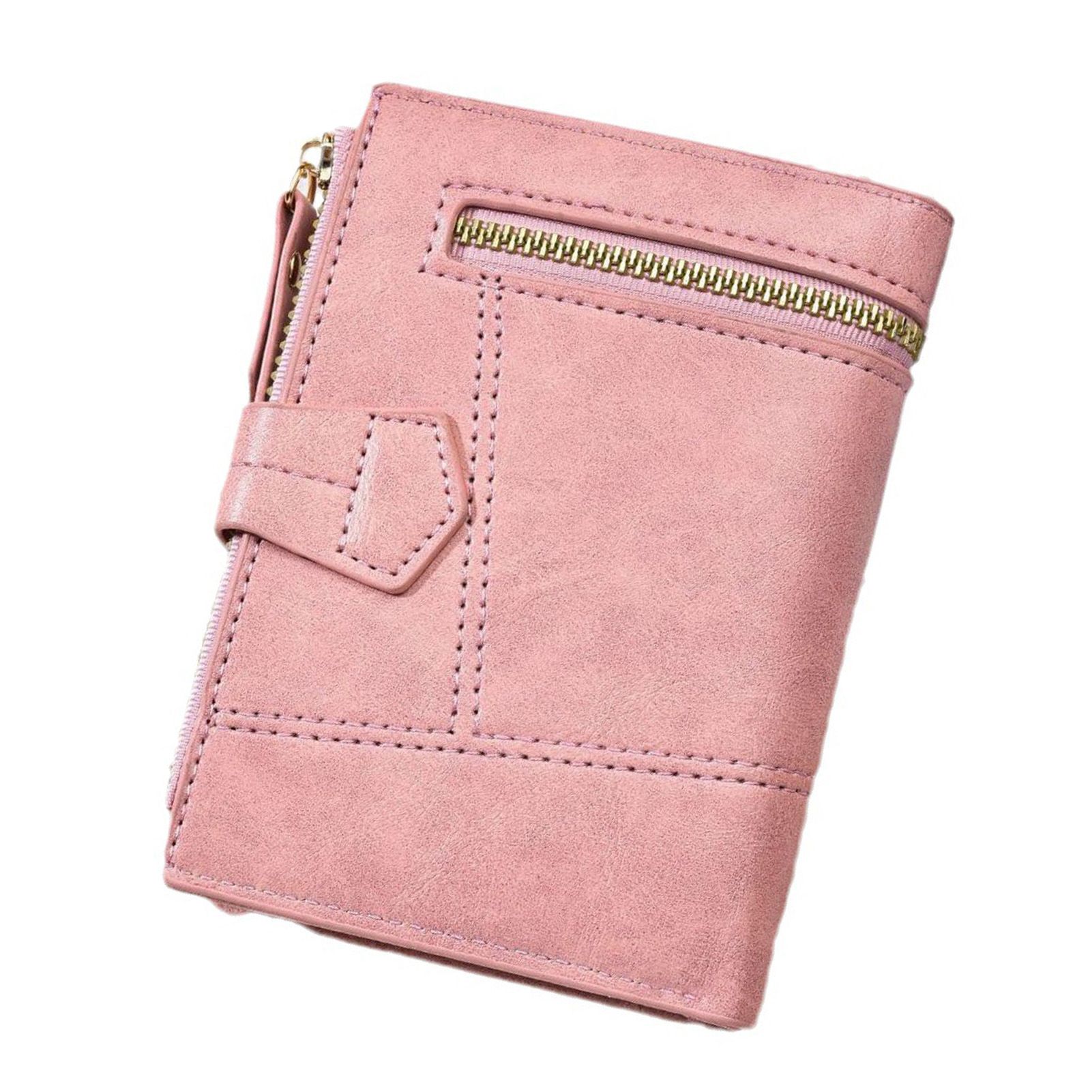 Women Wallet PU Leather Short Small Size Multiple Slots Card Holder Coin Purse view 2