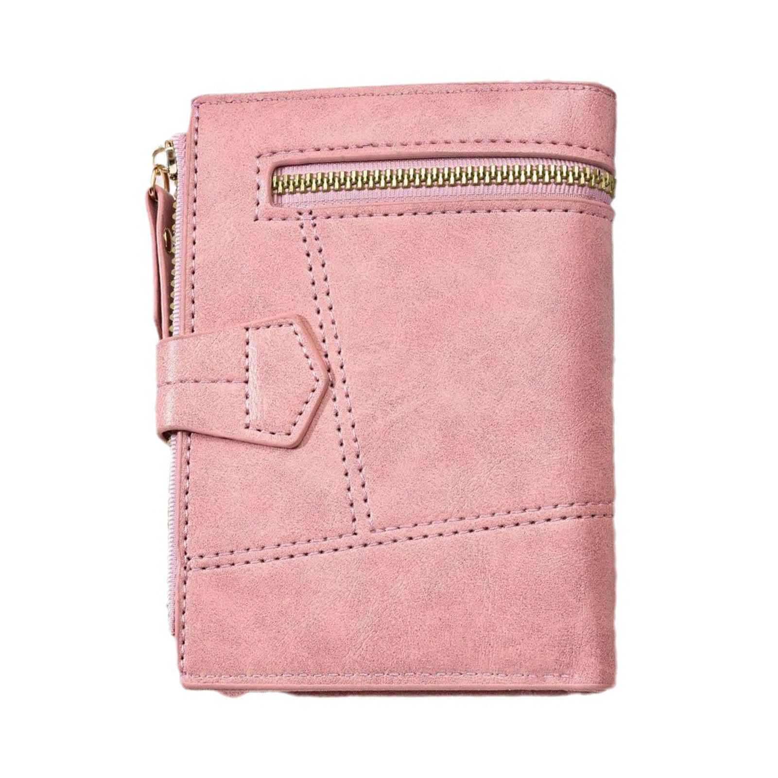 Women Wallet PU Leather Short Small Size Multiple Slots Card Holder Coin Purse view 3