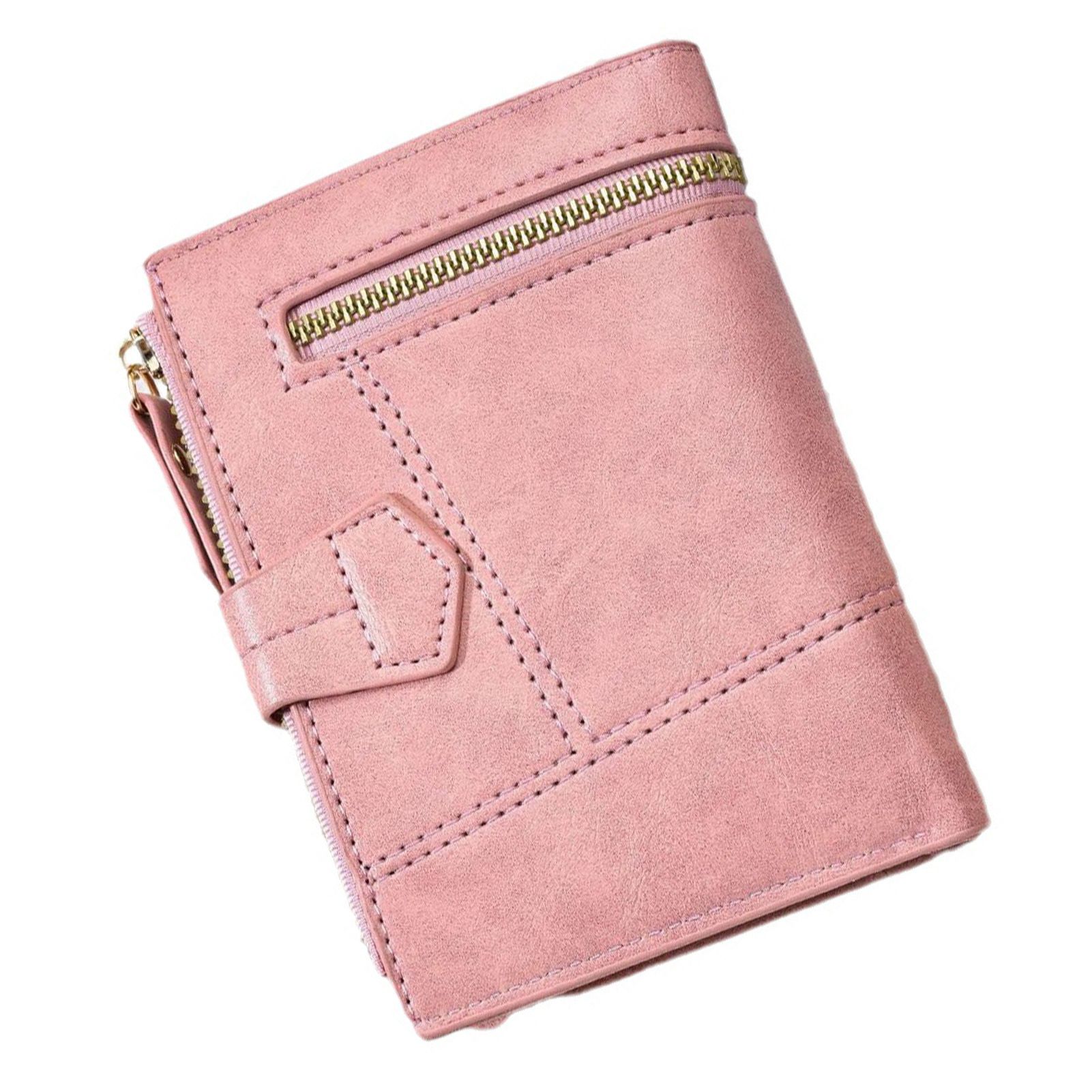 Women Wallet PU Leather Short Small Size Multiple Slots Card Holder Coin Purse view 4