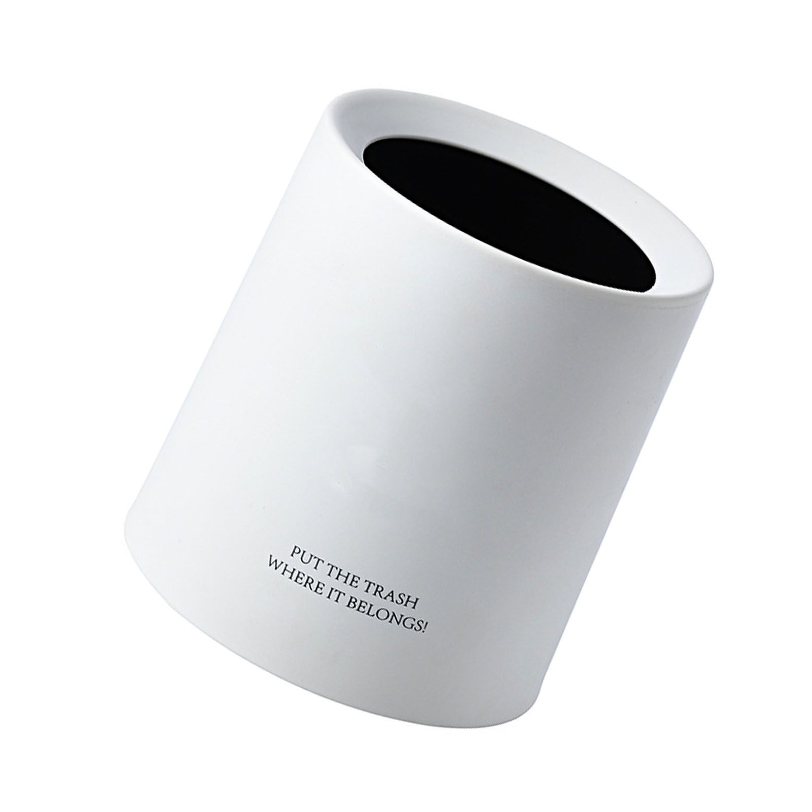 Desktop Trash Can Animal Pattern Cute Portable Mini Waste Basket for Study view 3