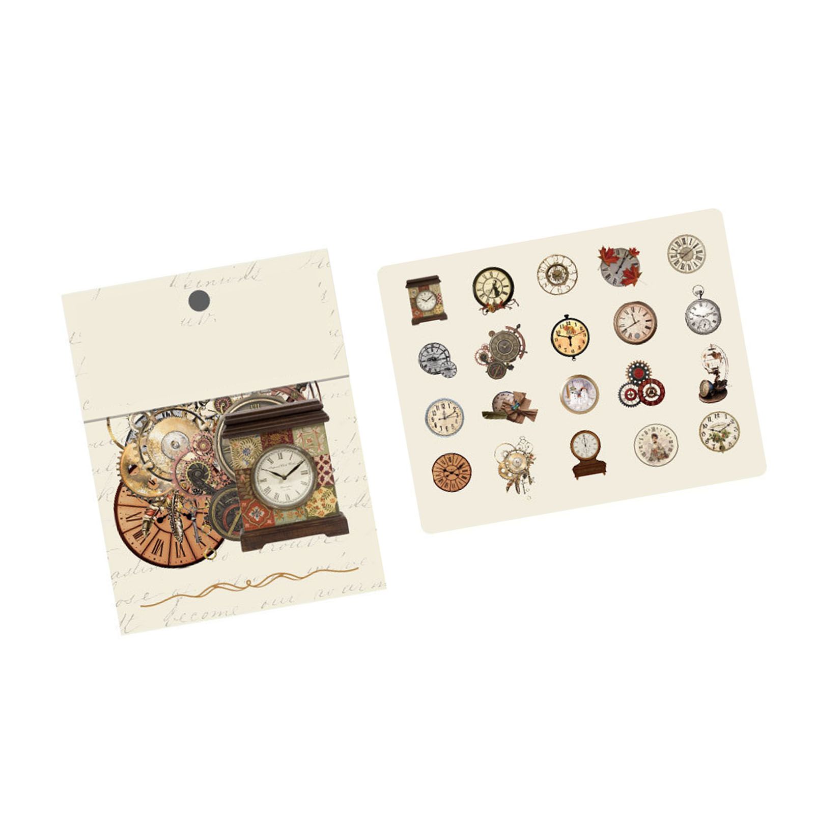 40pcs Vintage Romantic Stickers Quicksand Series PET Delicate Patterns view 12