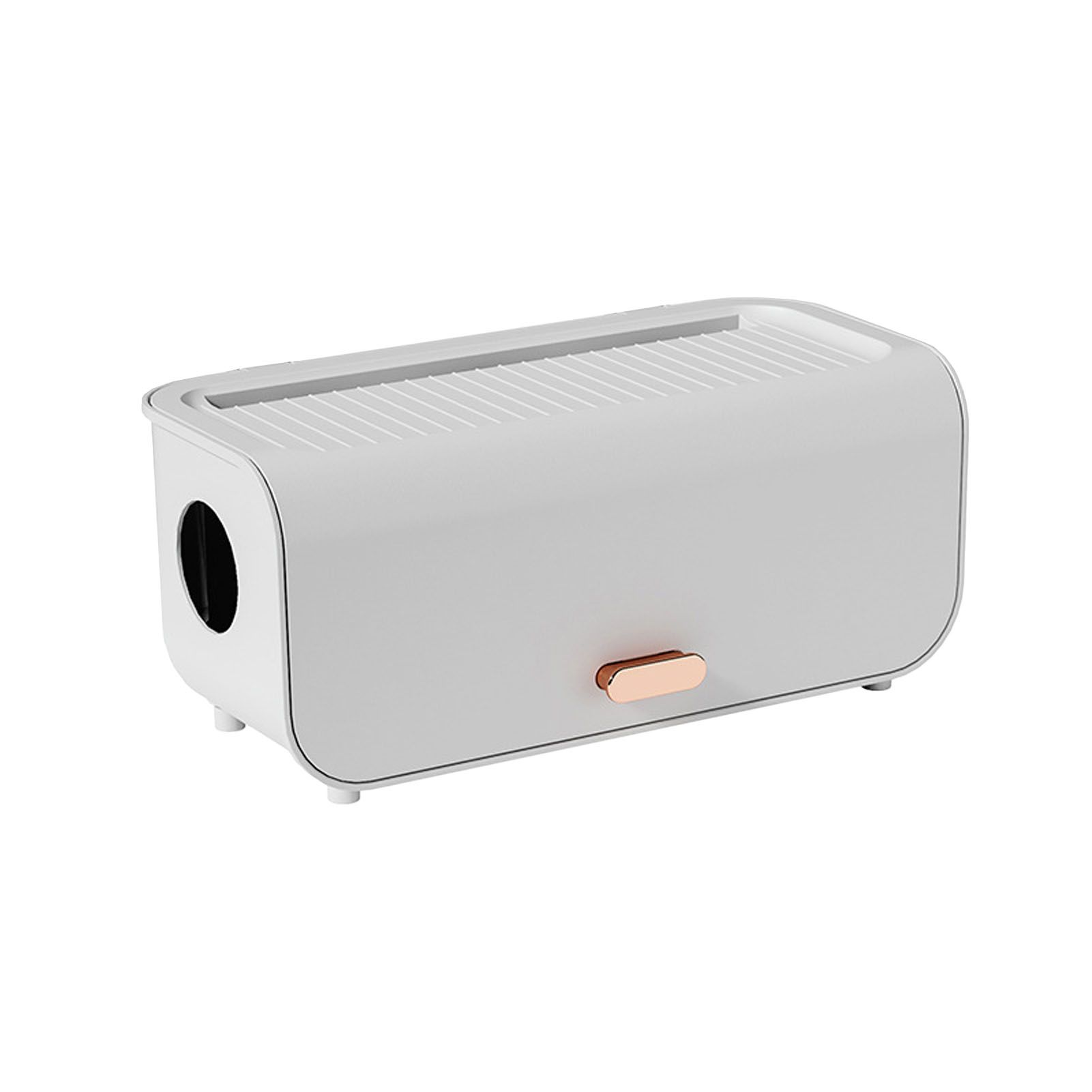 Cable Management Box Plastic Easy Assemble Safety Protection Cord Organizer — image 1