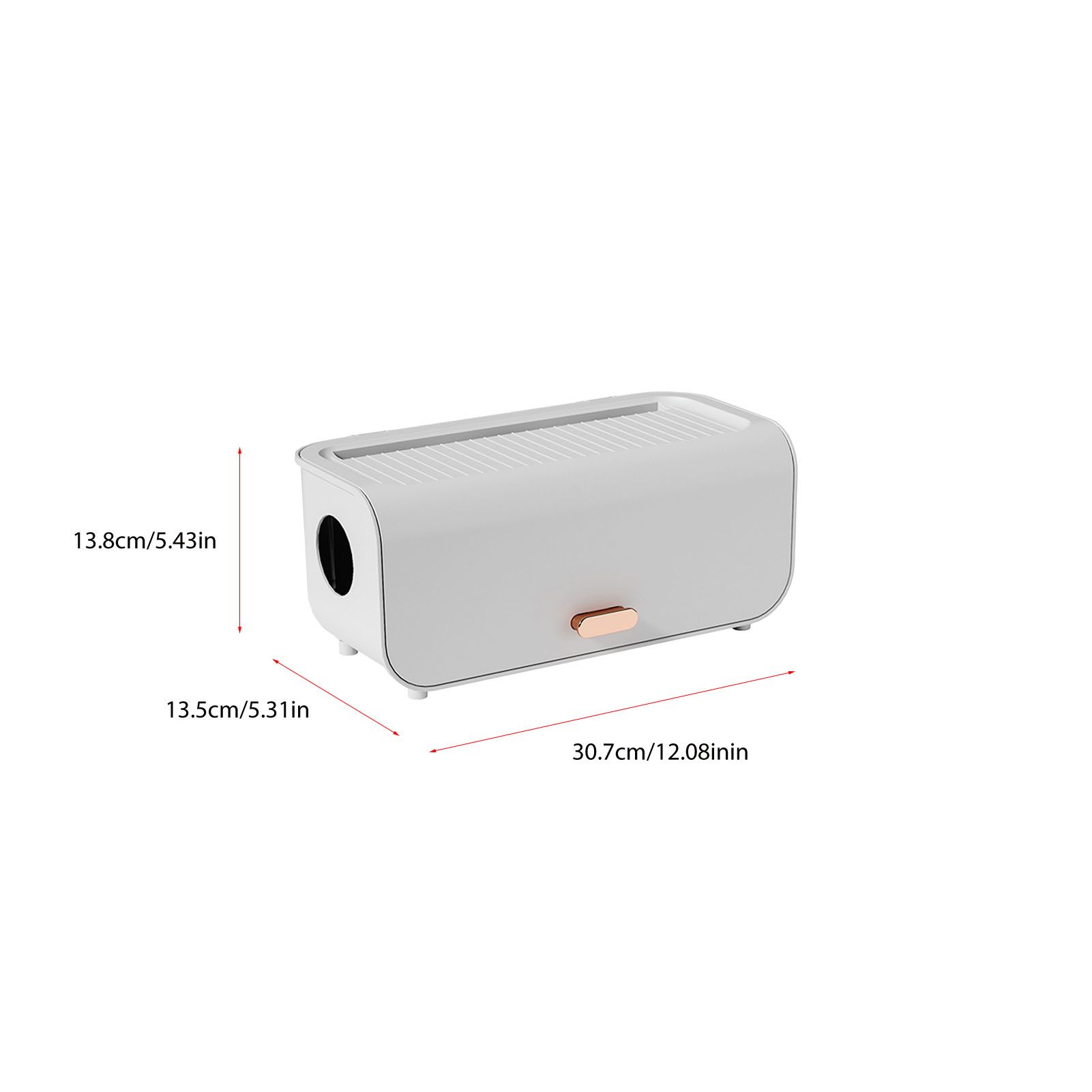 Cable Management Box Plastic Easy Assemble Safety Protection Cord Organizer view 10