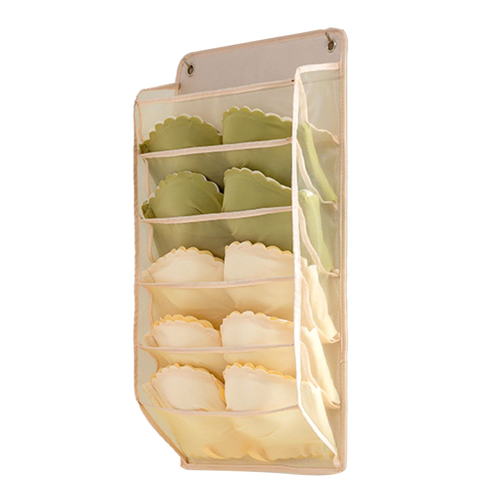 Closet Hanging Underwear Organizer Mesh Oxford Cloth PP Board Underwear Wall