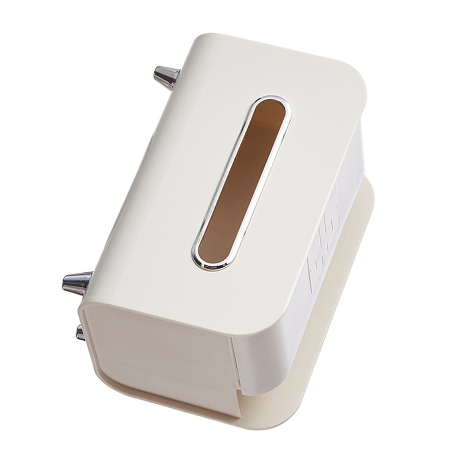 Desktop Tissue Box Multifunction Tissue Storage Dispenser with Phone Holder view 4