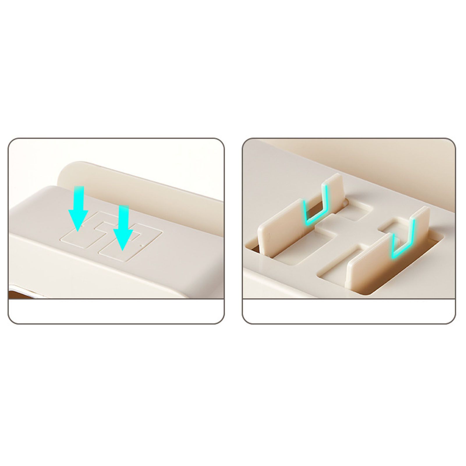 Desktop Tissue Box Multifunction Tissue Storage Dispenser with Phone Holder view 12