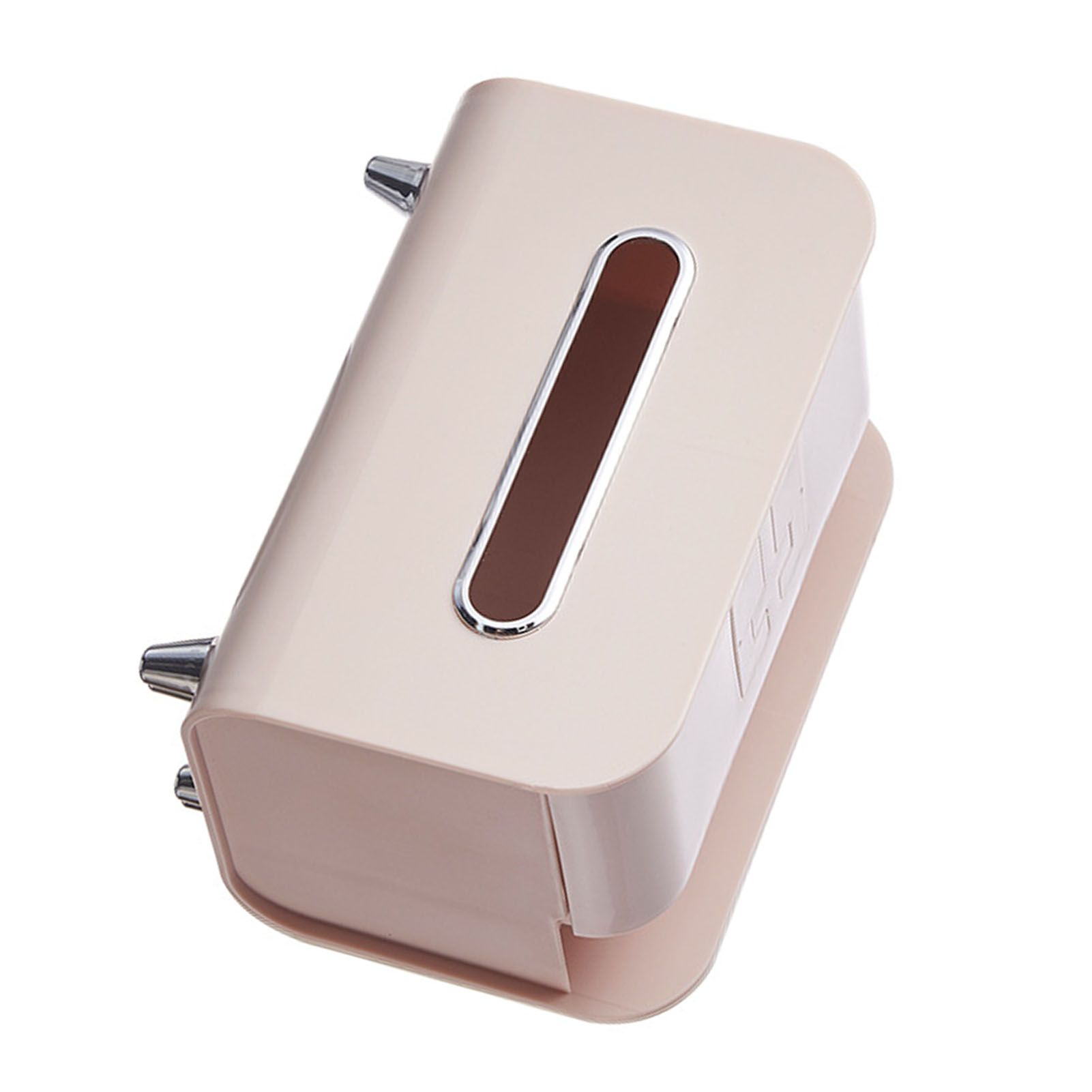 Desktop Tissue Box Multifunction Tissue Storage Dispenser with Phone Holder view 4