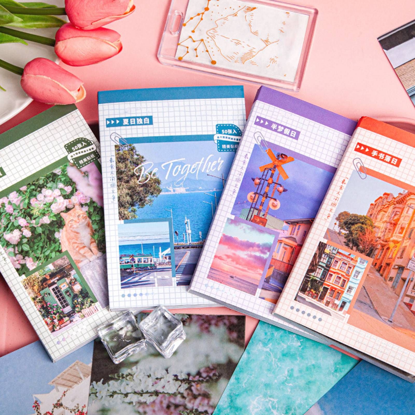 50PCS Nature Landscape Stickers Decorative Aesthetic Travel Scenery view 10