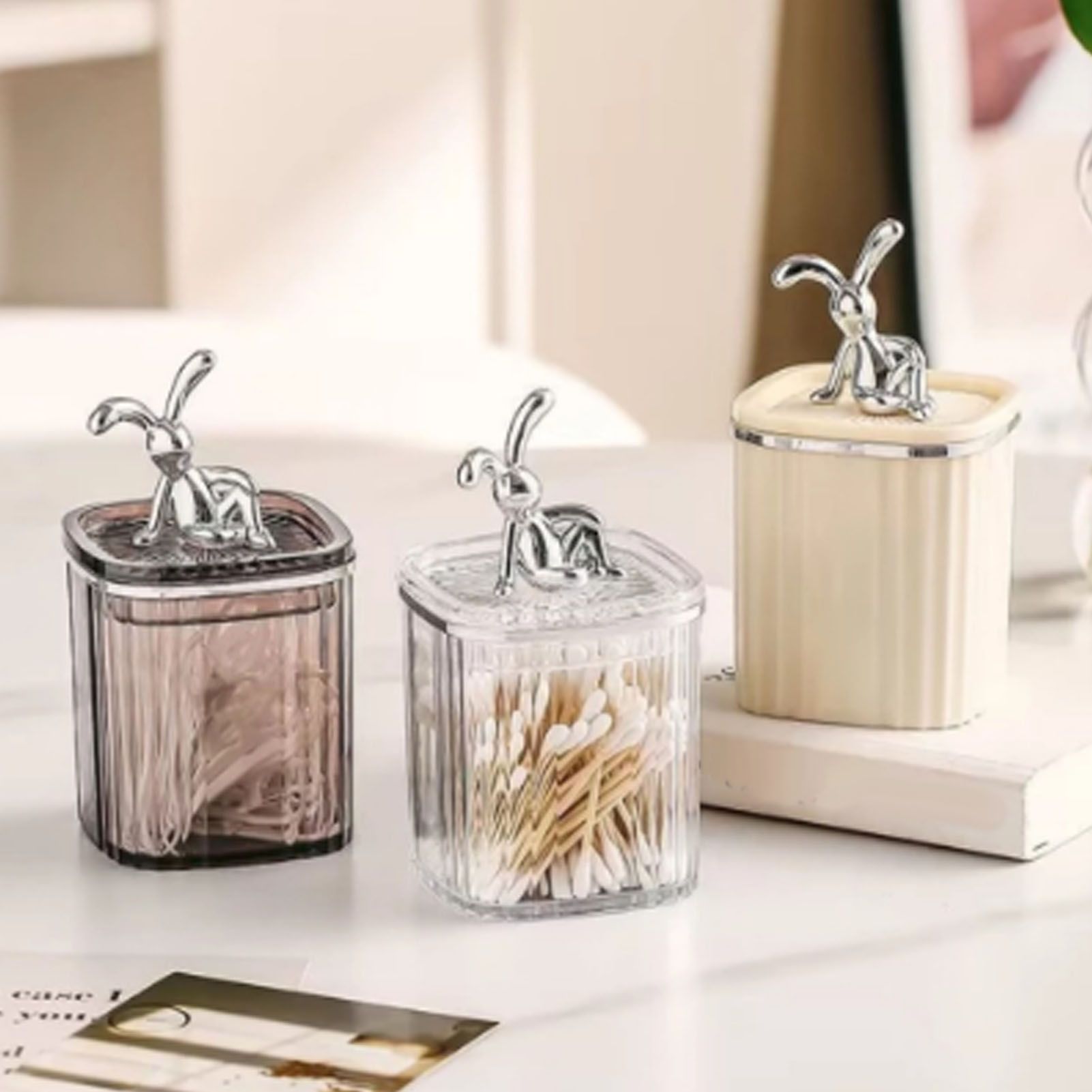 Toothpick Holder Large Capacity Fashion Look Toothpick Container Storage Box view 11