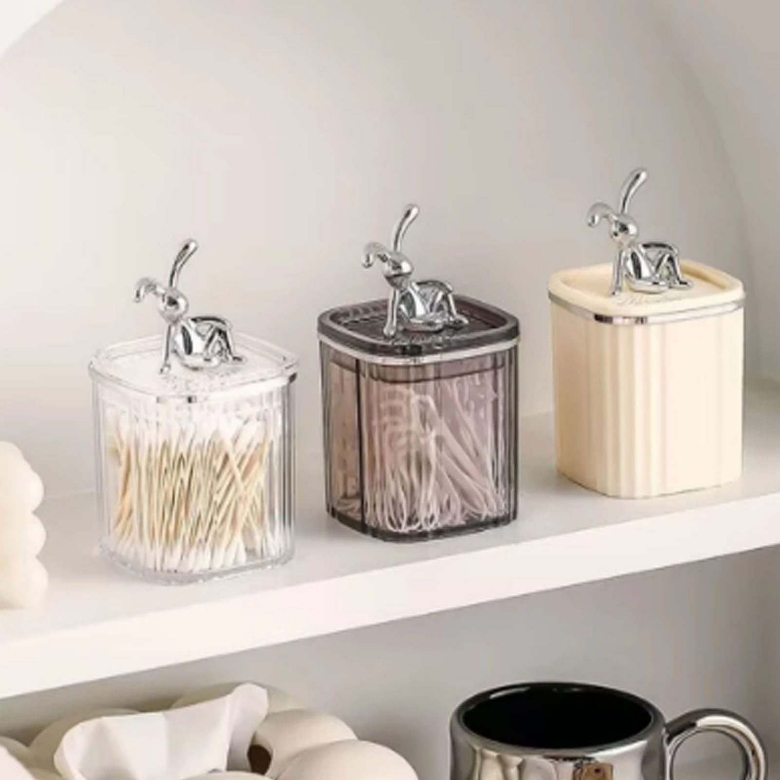 Toothpick Holder Large Capacity Fashion Look Toothpick Container Storage Box view 12