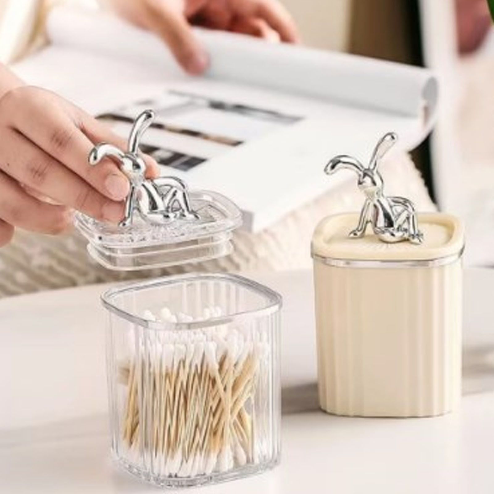 Toothpick Holder Large Capacity Fashion Look Toothpick Container Storage Box view 14