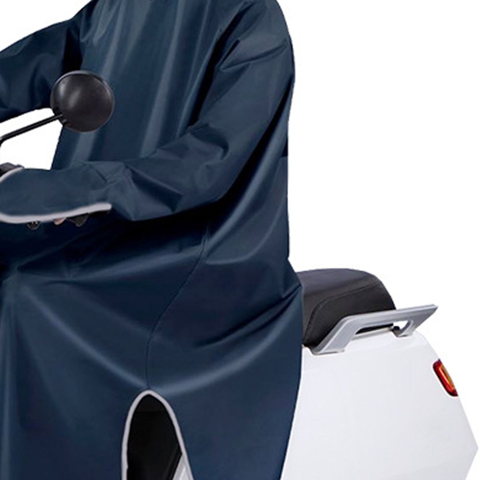 Electric Bike Raincoat Enlarged Protection Oxford Cloth Adults Sleeve Rain view 8
