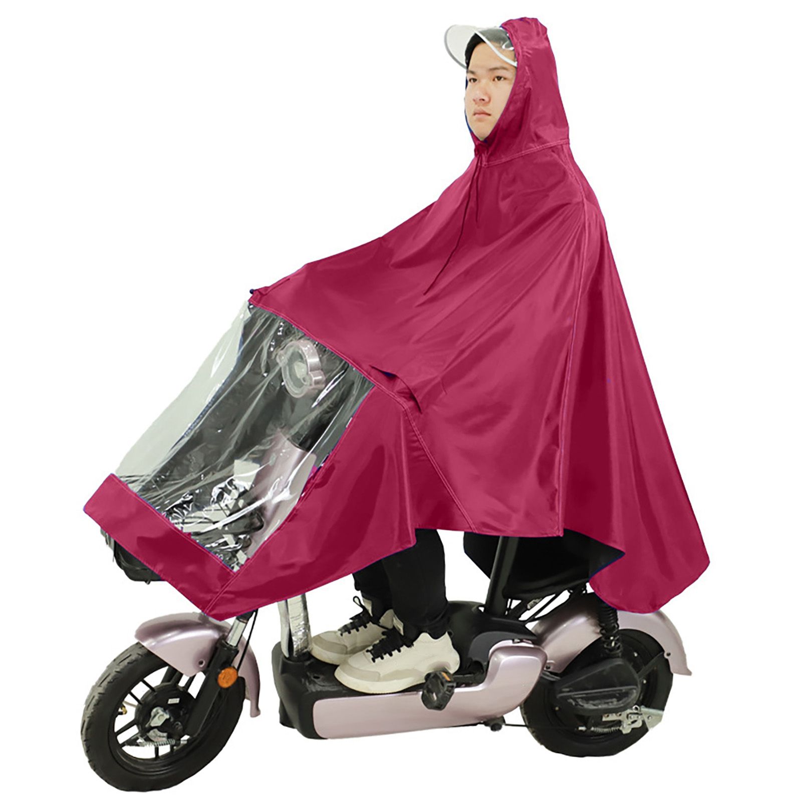 Motorcycle Rain Poncho Rainstorm Protection Unisex Single Oxford Cloth view 4