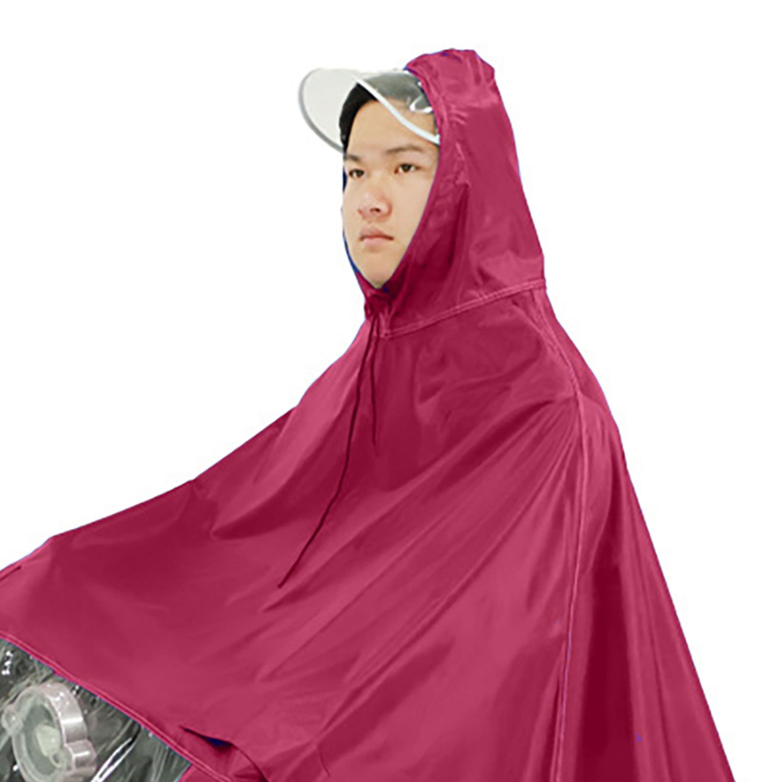Motorcycle Rain Poncho Rainstorm Protection Unisex Single Oxford Cloth view 9