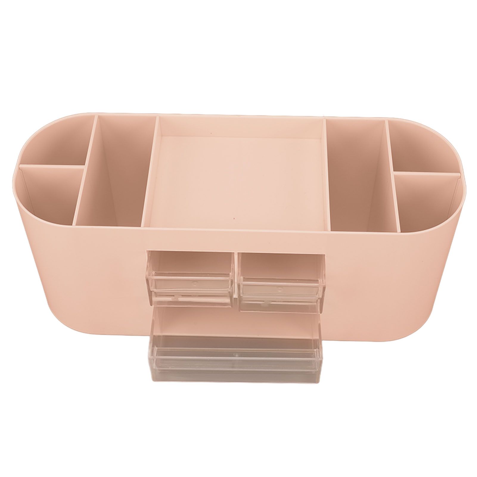 Pen Holder with Transparent Drawers Large Capacity Multiple Compartment view 7