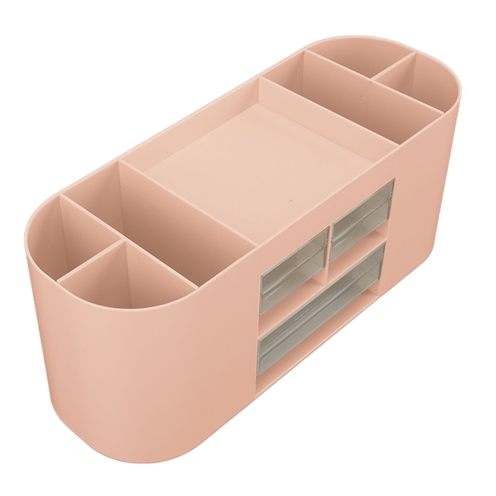 Pen Holder with Transparent Drawers Large Capacity Multiple Compartment view 8
