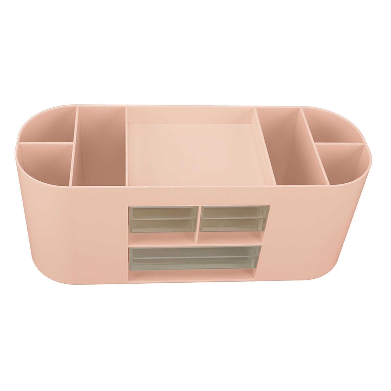 Pen Holder with Transparent Drawers Large Capacity Multiple Compartment view 10