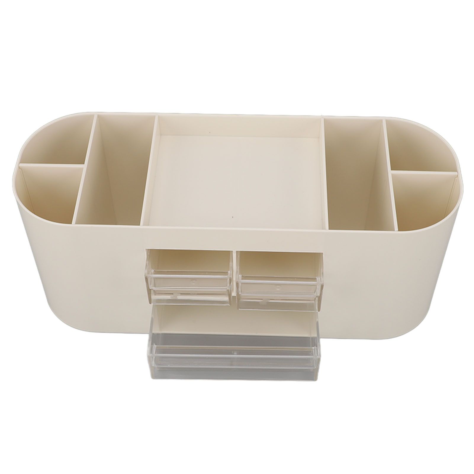Pen Holder with Transparent Drawers Large Capacity Multiple Compartment view 8