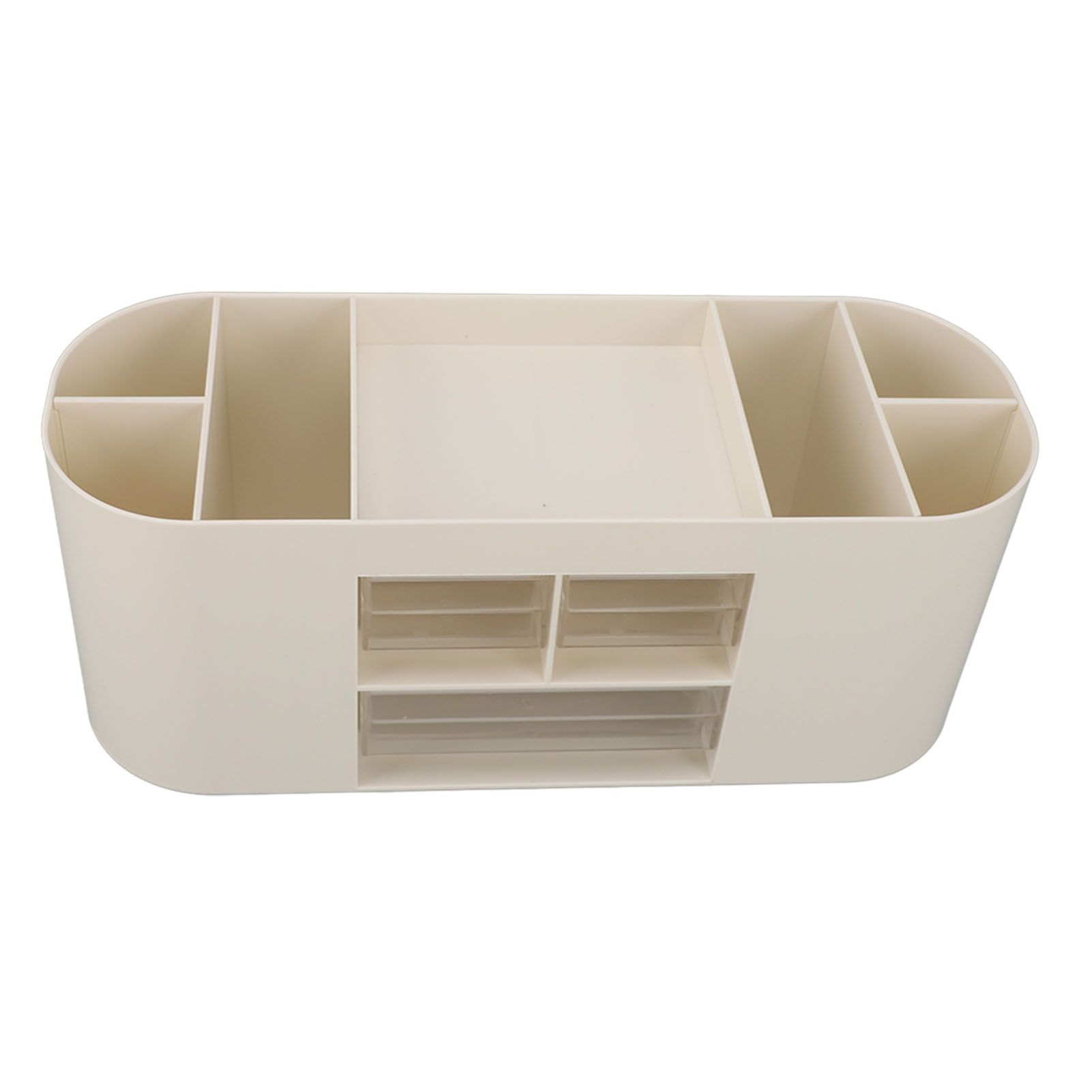 Pen Holder with Transparent Drawers Large Capacity Multiple Compartment view 10