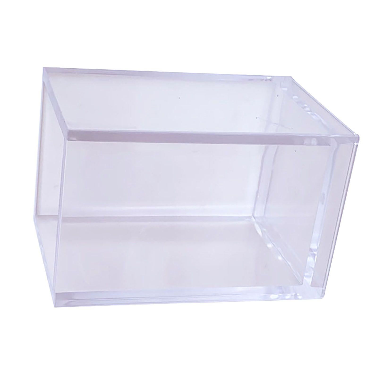Acrylic Pencil Pen Holder Cup Transparent Clear Makeup Brush Storage Box view 4
